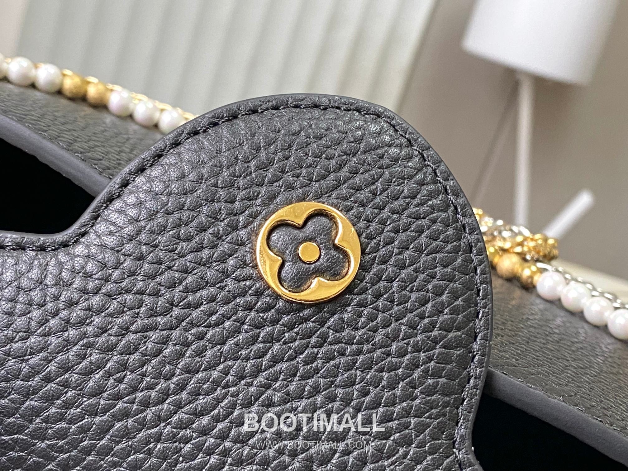 루이비통 카퓌신 모노그램 타우릴론 레더 더블체인 버건디 숄더백 Louis Vuitton Capucines Monogram Taurillon Leather Double Chain Burgundy Shoulder Bag M27308 27cm 8