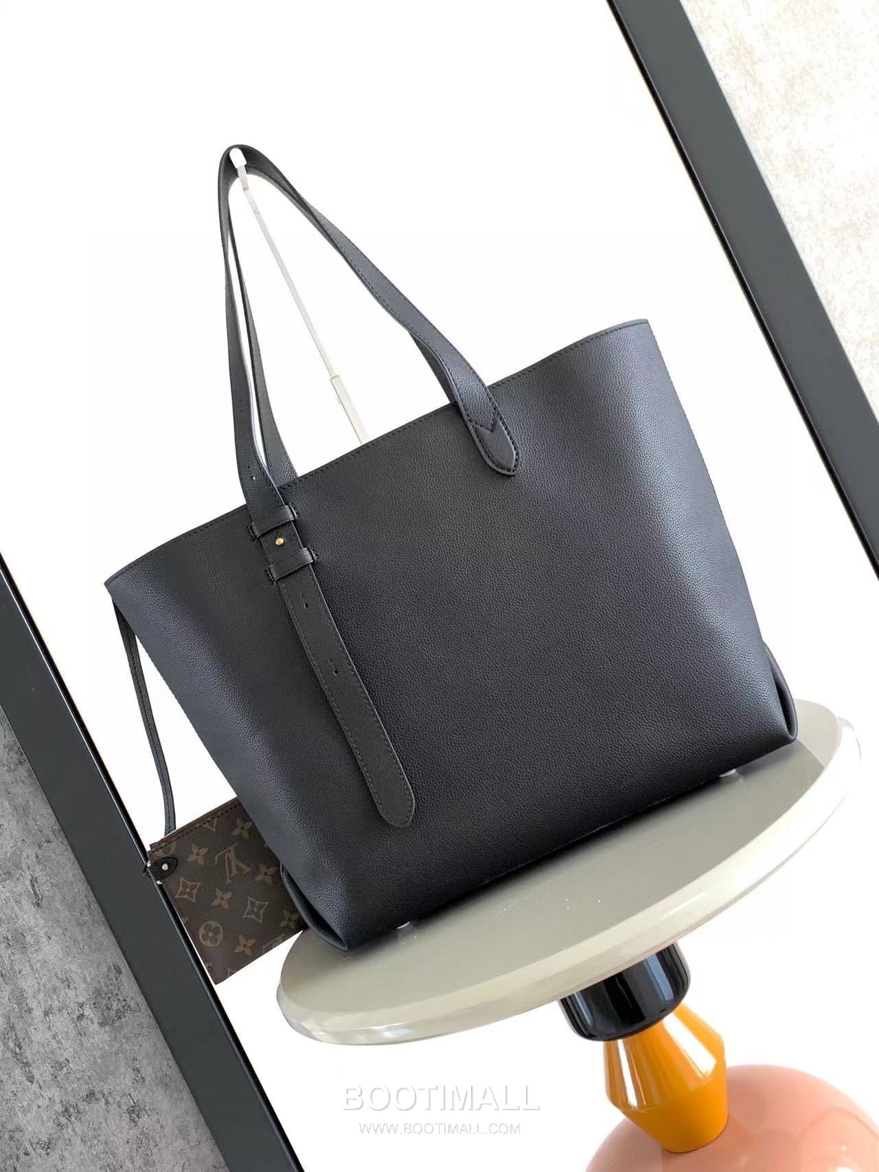 루이비통 로우키 카바스 미디엄 그레인 카우하이드 레더 락장식 블랙 토트백 Louis Vuitton Low Key Cabas Medium Grain Cowhide Leather Lock Detail Brown Tote Bag M25341 47cm 3