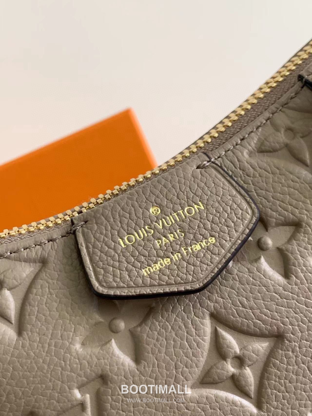 루이비통 이지 파우치 모노그램 레더 체인 D링 샌드 숄더백 카키 Louis Vuitton Easy Pouch Monogram Leather Chain D-Ring Sand Shoulder Bag M80349 19cm 5