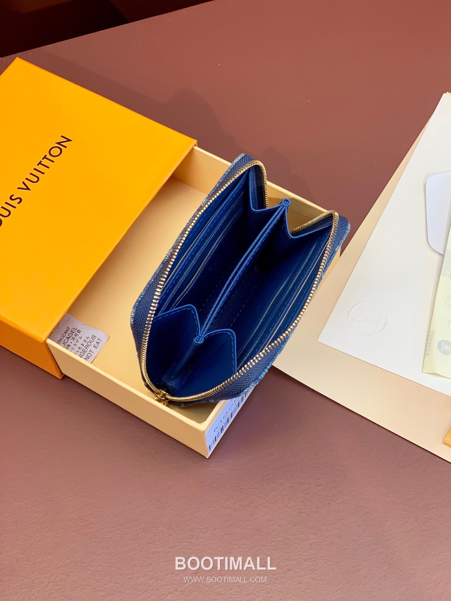 루이비통 지피 코인퍼스 모노그램 자카드 데님 레더 트리밍 블루 지갑 Louis Vuitton Zippy Coin Purse Monogram Jacquard Denim Leather Trim Blue Wallet M82957 11cm 4