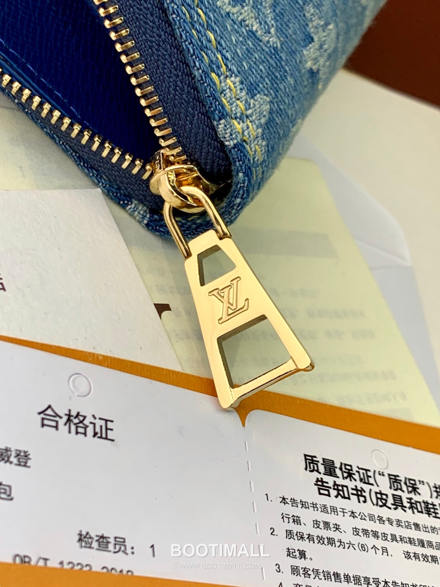 루이비통 지피 코인퍼스 모노그램 자카드 데님 레더 트리밍 블루 지갑 Louis Vuitton Zippy Coin Purse Monogram Jacquard Denim Leather Trim Blue Wallet M82957 11cm 9