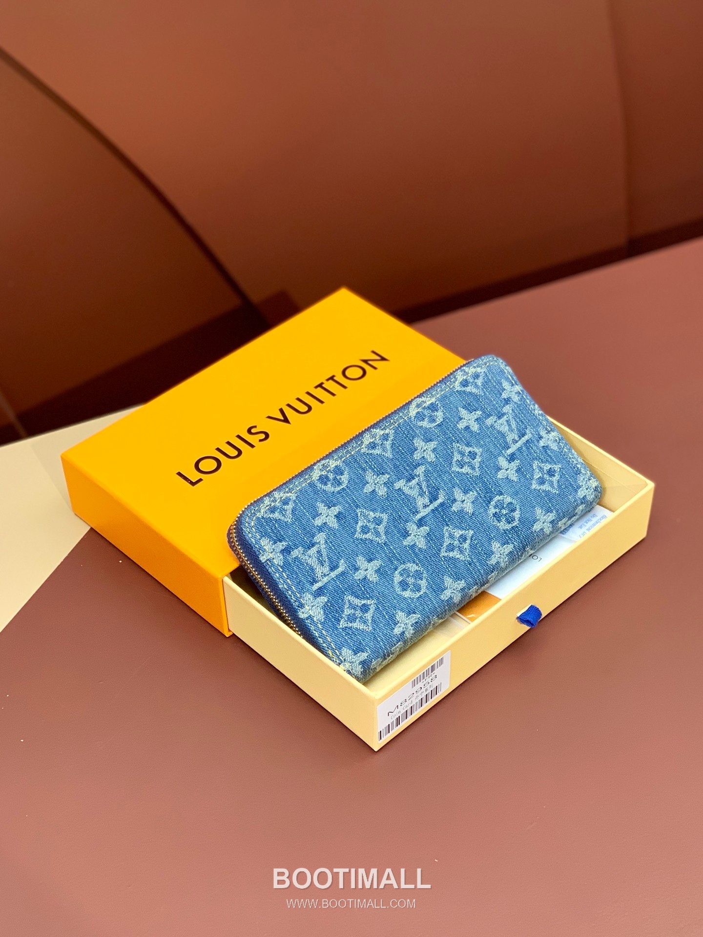 루이비통 지피 월릿 모노그램 자카드 데님 레더 트리밍 블루 장지갑 Louis Vuitton Zippy Wallet Monogram Jacquard Denim Leather Trim Blue Long Wallet M82958 19.5cm 1