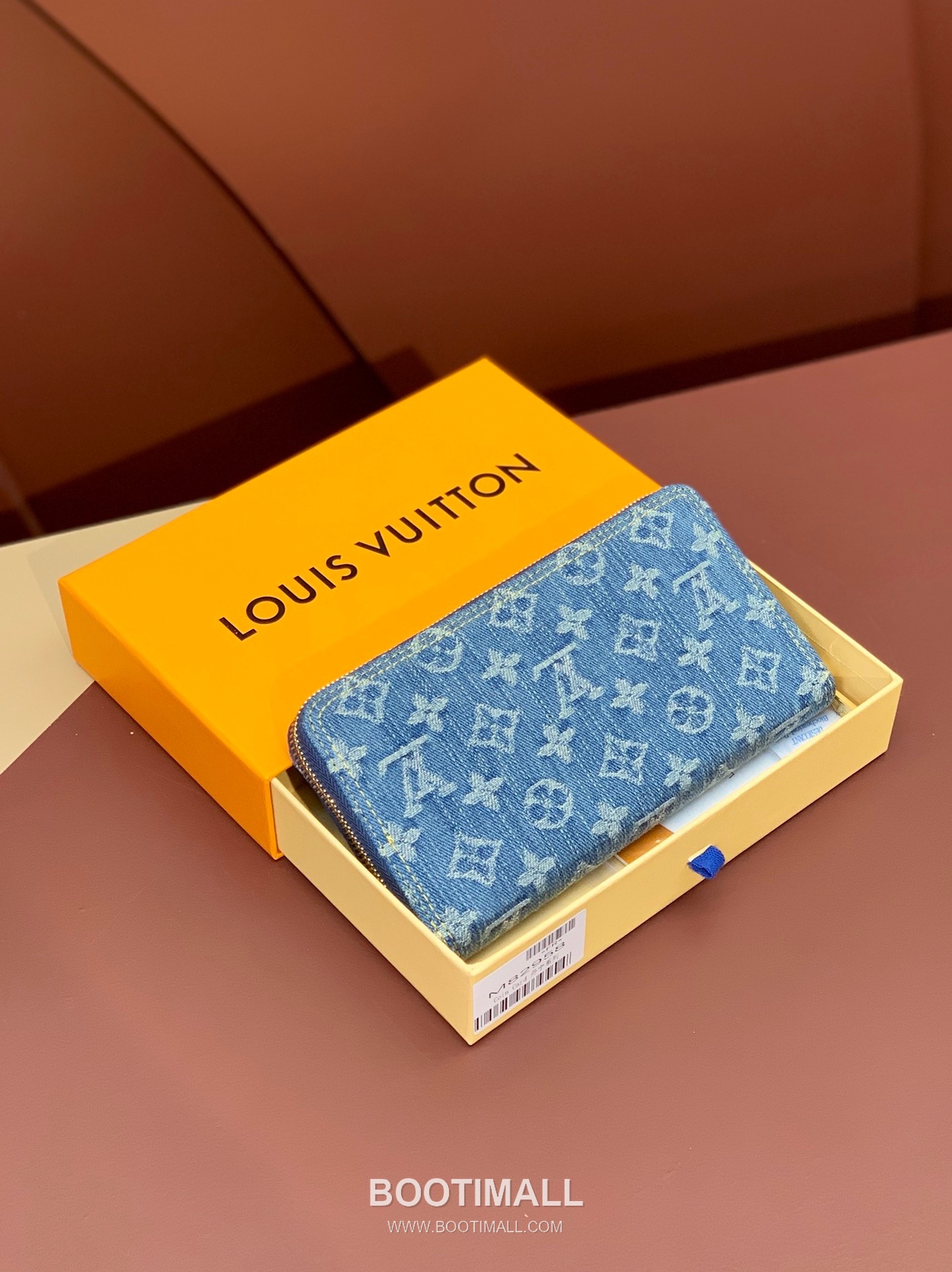 루이비통 지피 월릿 모노그램 자카드 데님 레더 트리밍 블루 장지갑 Louis Vuitton Zippy Wallet Monogram Jacquard Denim Leather Trim Blue Long Wallet M82958 19.5cm 2