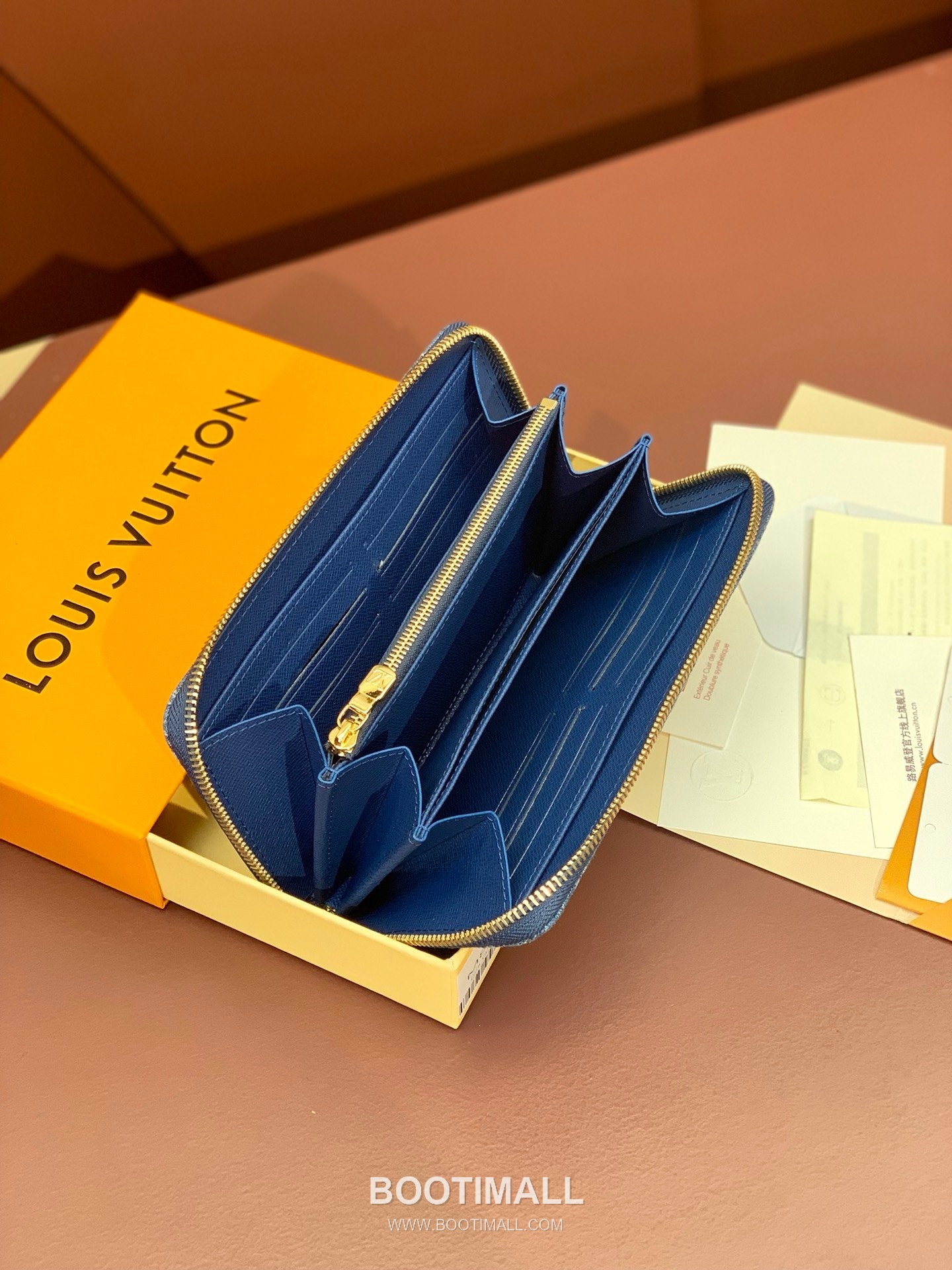루이비통 지피 월릿 모노그램 자카드 데님 레더 트리밍 블루 장지갑 Louis Vuitton Zippy Wallet Monogram Jacquard Denim Leather Trim Blue Long Wallet M82958 19.5cm 4