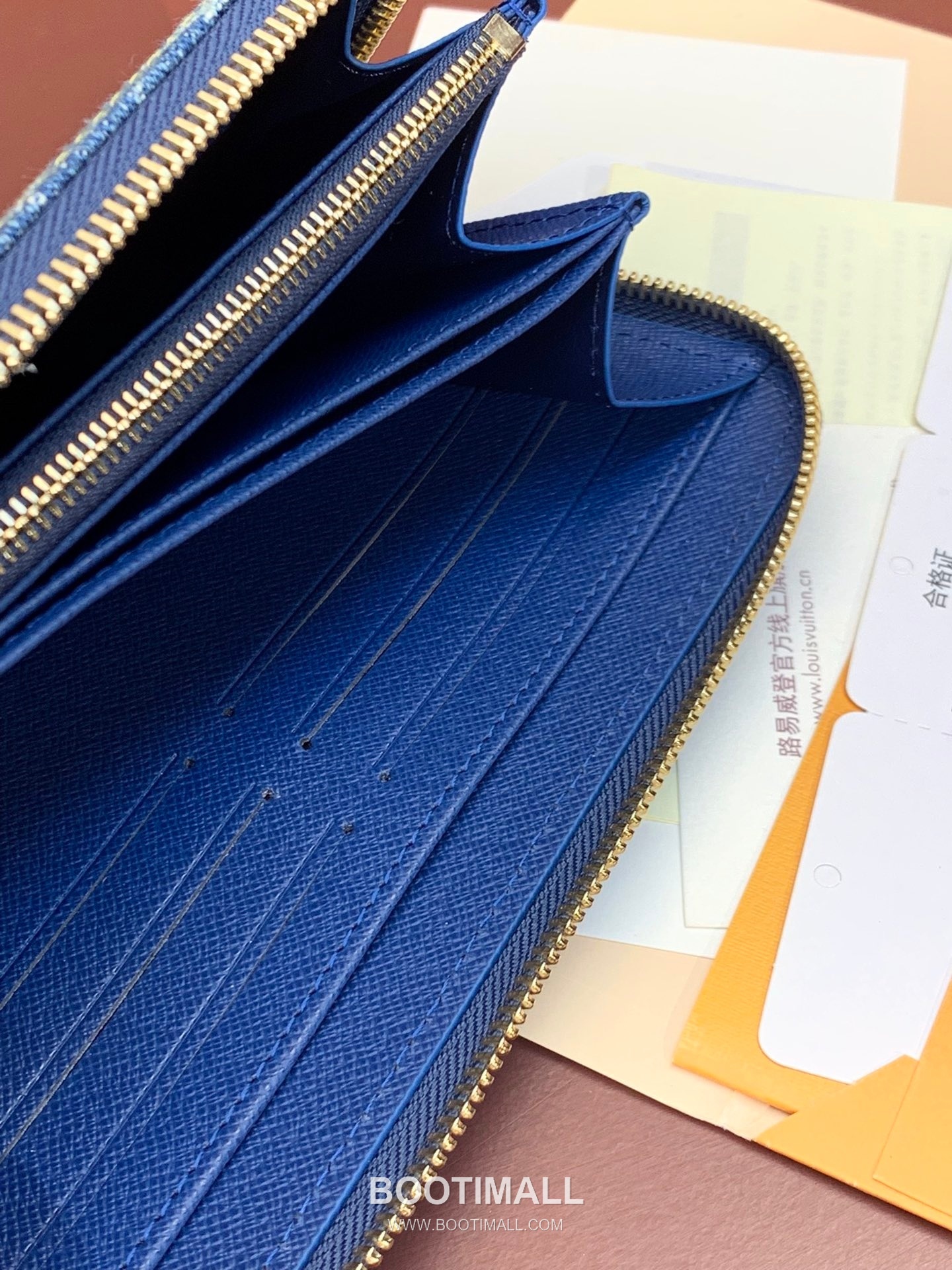 루이비통 지피 월릿 모노그램 자카드 데님 레더 트리밍 블루 장지갑 Louis Vuitton Zippy Wallet Monogram Jacquard Denim Leather Trim Blue Long Wallet M82958 19.5cm 5