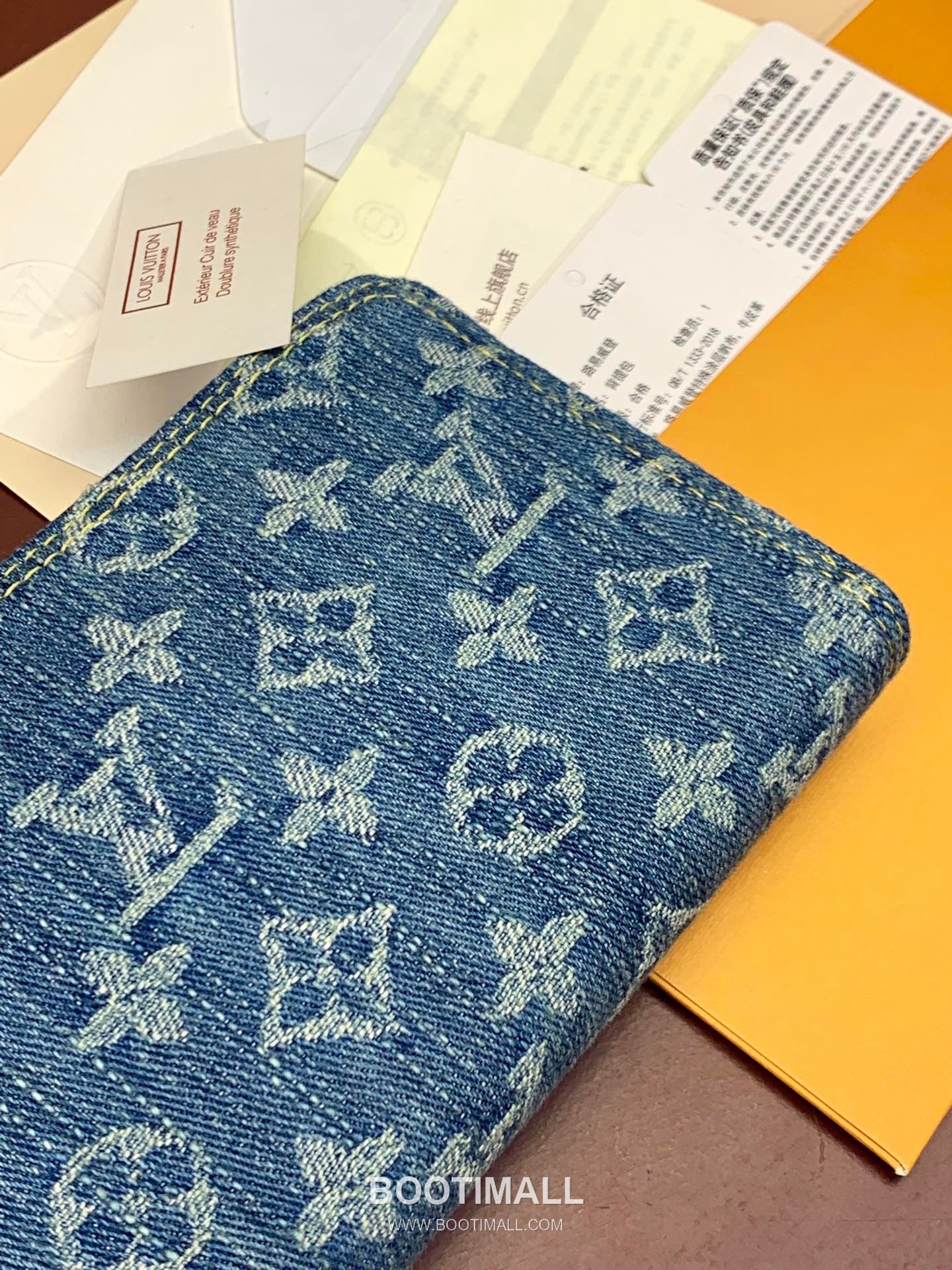 루이비통 지피 월릿 모노그램 자카드 데님 레더 트리밍 블루 장지갑 Louis Vuitton Zippy Wallet Monogram Jacquard Denim Leather Trim Blue Long Wallet M82958 19.5cm 7