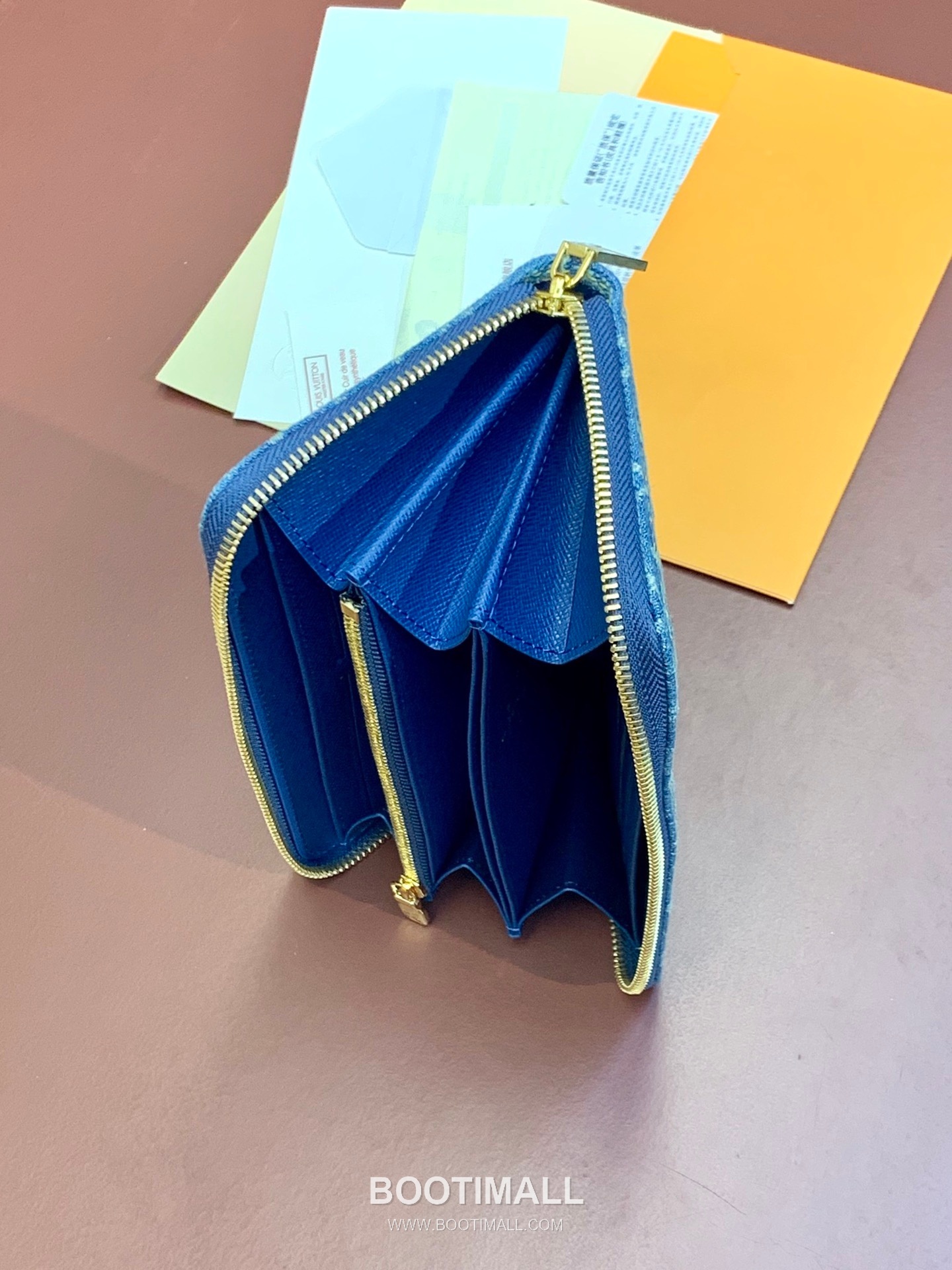 루이비통 지피 월릿 모노그램 자카드 데님 레더 트리밍 블루 장지갑 Louis Vuitton Zippy Wallet Monogram Jacquard Denim Leather Trim Blue Long Wallet M82958 19.5cm 8