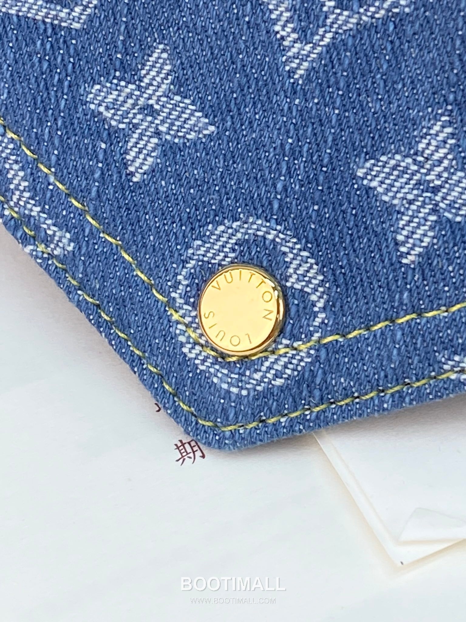 루이비통 빅토린 모노그램 데님 오가닉 코튼 레더 트리밍 블루 지갑 Louis Vuitton Victorine Monogram Denim Organic Cotton Leather Trim Blue Wallet M13212 12cm 10