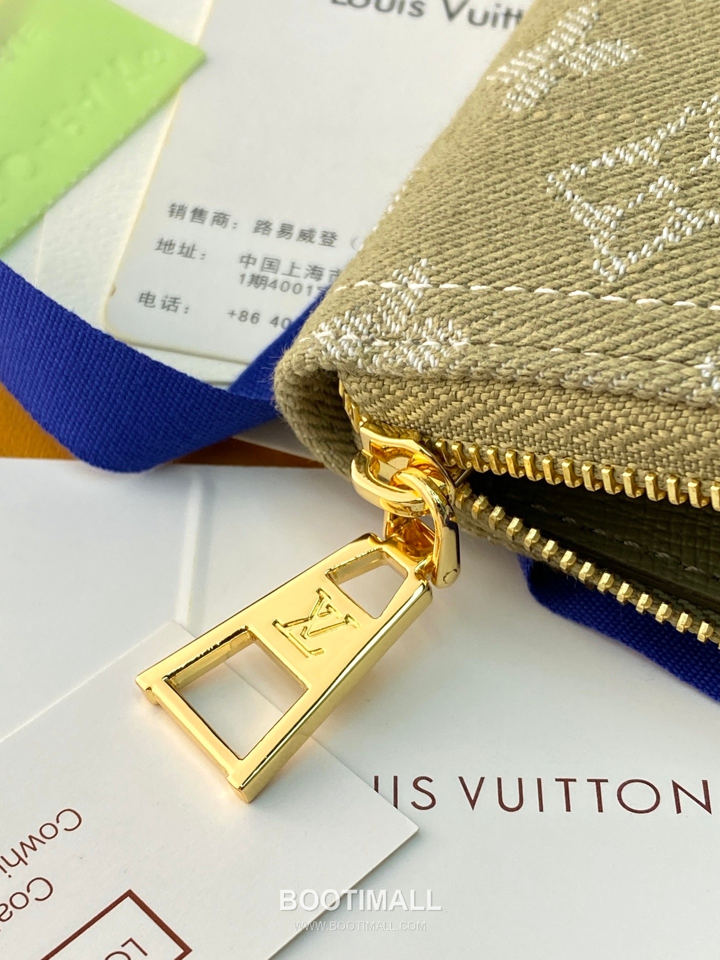 루이비통 지피 코인퍼스 모노그램 자카드 데님 레더 트리밍 그린 지갑 Louis Vuitton Zippy Coin Purse Monogram Jacquard Denim Leather Trim Green Wallet M60067 11cm 8