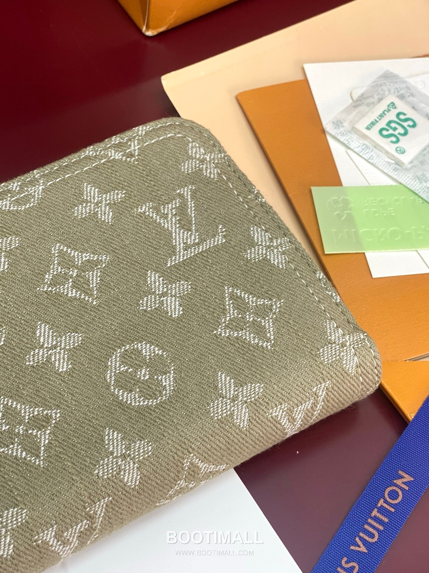 루이비통 지피 월릿 모노그램 자카드 데님 레더 트리밍 그린 장지갑 Louis Vuitton Zippy Wallet Monogram Jacquard Denim Leather Trim Green Long Wallet M28297 19.5cm 4