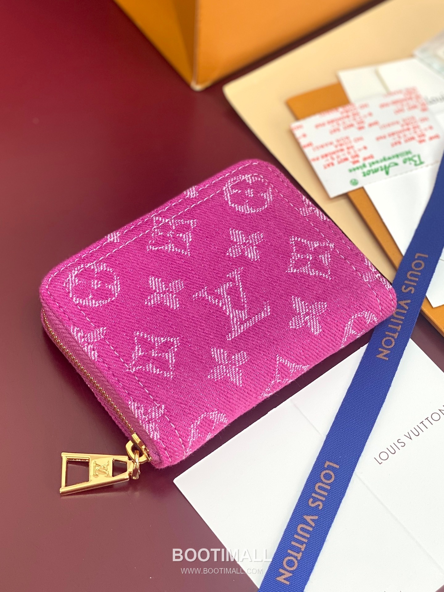 루이비통 지피 코인퍼스 모노그램 자카드 데님 레더 트리밍 그린 지갑 Louis Vuitton Zippy Coin Purse Monogram Jacquard Denim Leather Trim Green Wallet M60067 11cm 3