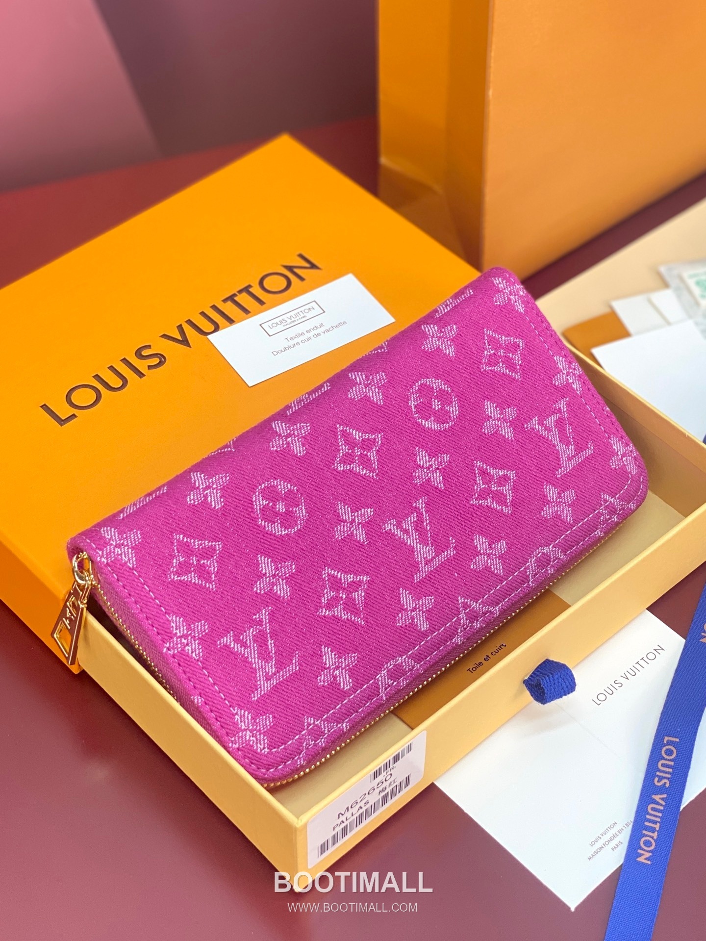 루이비통 지피 월릿 모노그램 자카드 데님 레더 트리밍 그린 장지갑 Louis Vuitton Zippy Wallet Monogram Jacquard Denim Leather Trim Green Long Wallet M28297 19.5cm 2