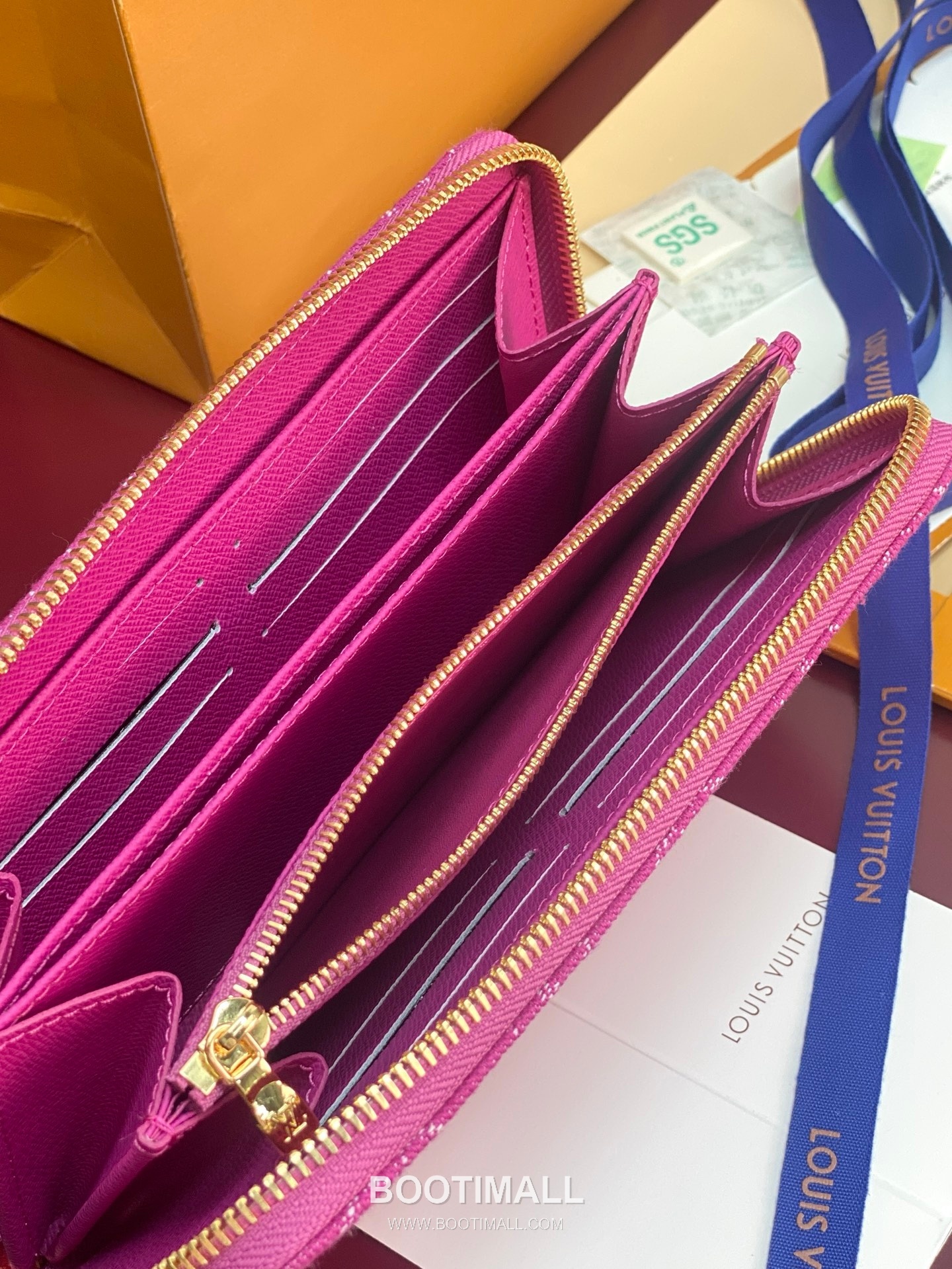 루이비통 지피 월릿 모노그램 자카드 데님 레더 트리밍 그린 장지갑 Louis Vuitton Zippy Wallet Monogram Jacquard Denim Leather Trim Green Long Wallet M28297 19.5cm 5