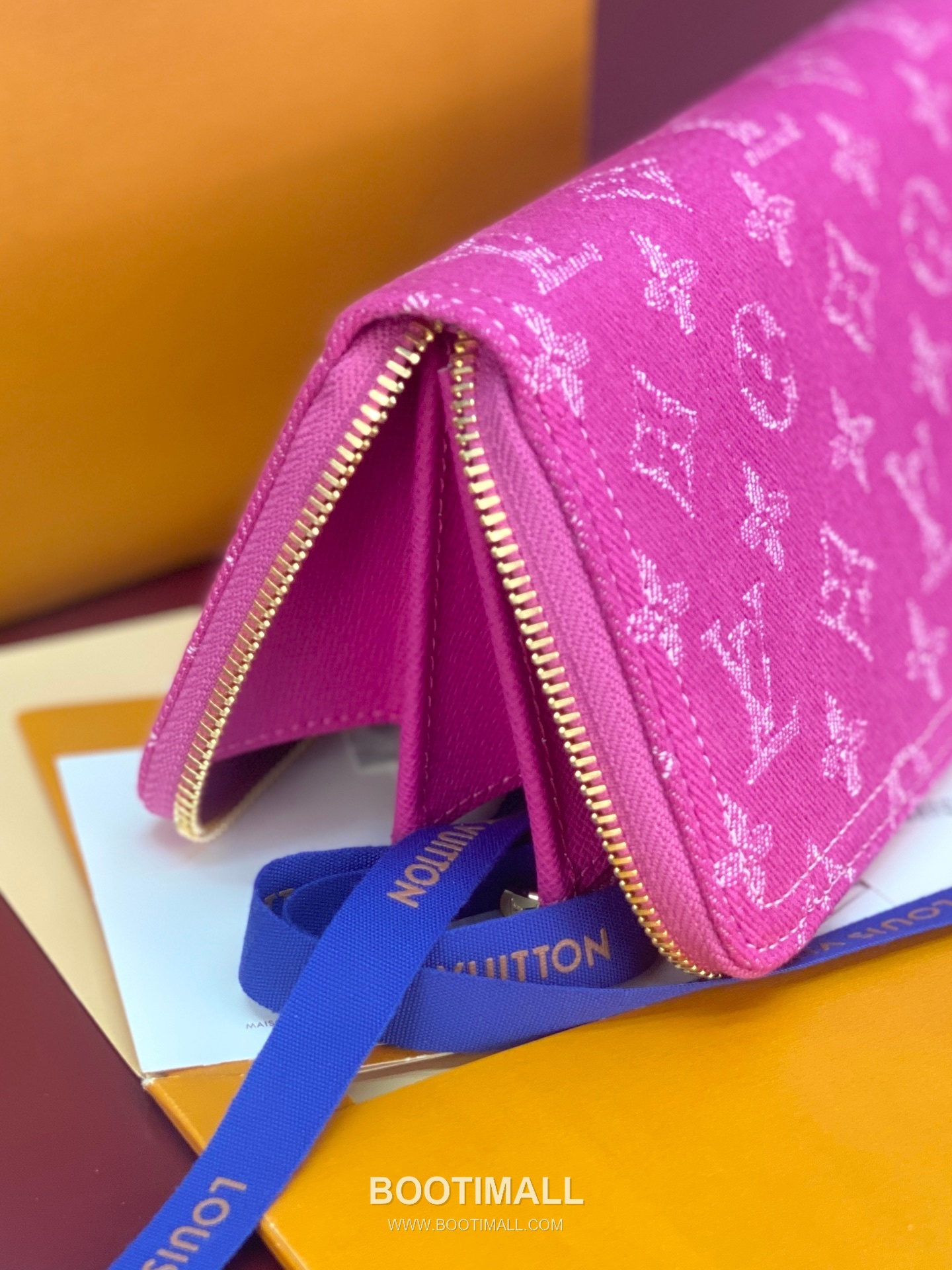 루이비통 지피 월릿 모노그램 자카드 데님 레더 트리밍 그린 장지갑 Louis Vuitton Zippy Wallet Monogram Jacquard Denim Leather Trim Green Long Wallet M28297 19.5cm 6