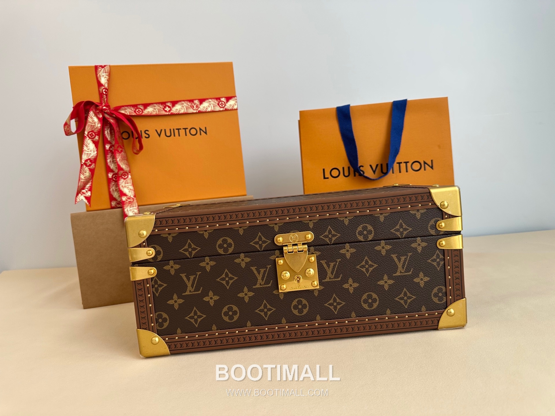 루이비통 코프레 액세수아 모노그램 캔버스 하드 트렁크 브라운 수납 케이스 Louis Vuitton Coffret Accessoires Monogram Canvas Hard Trunk Brown Storage Case M20209 39cm 1