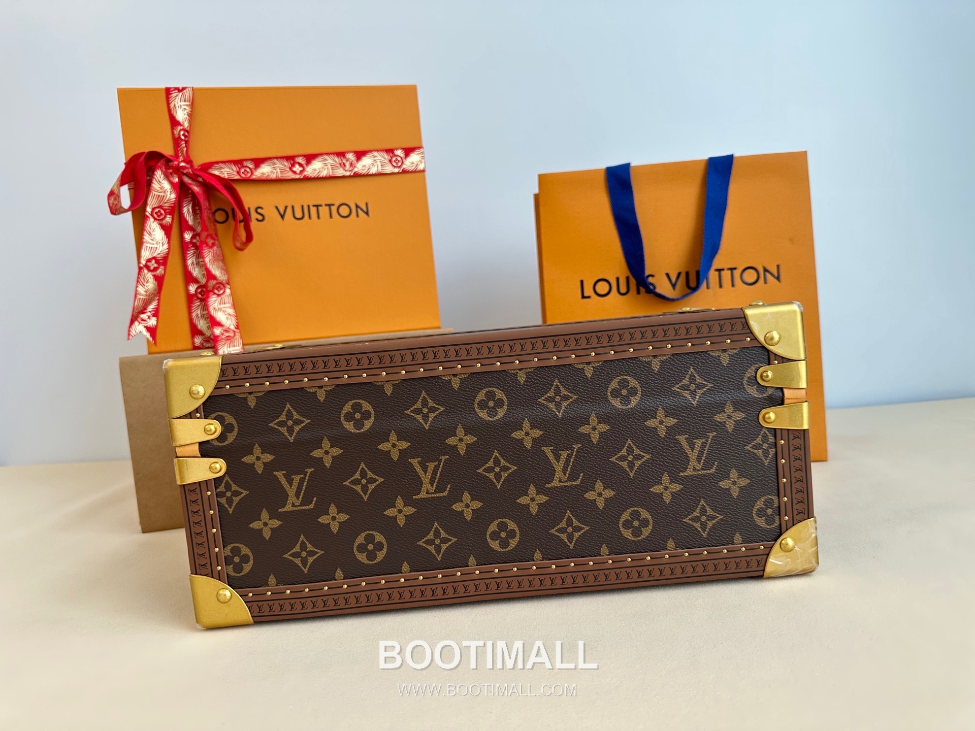 루이비통 코프레 액세수아 모노그램 캔버스 하드 트렁크 브라운 수납 케이스 Louis Vuitton Coffret Accessoires Monogram Canvas Hard Trunk Brown Storage Case M20209 39cm 2