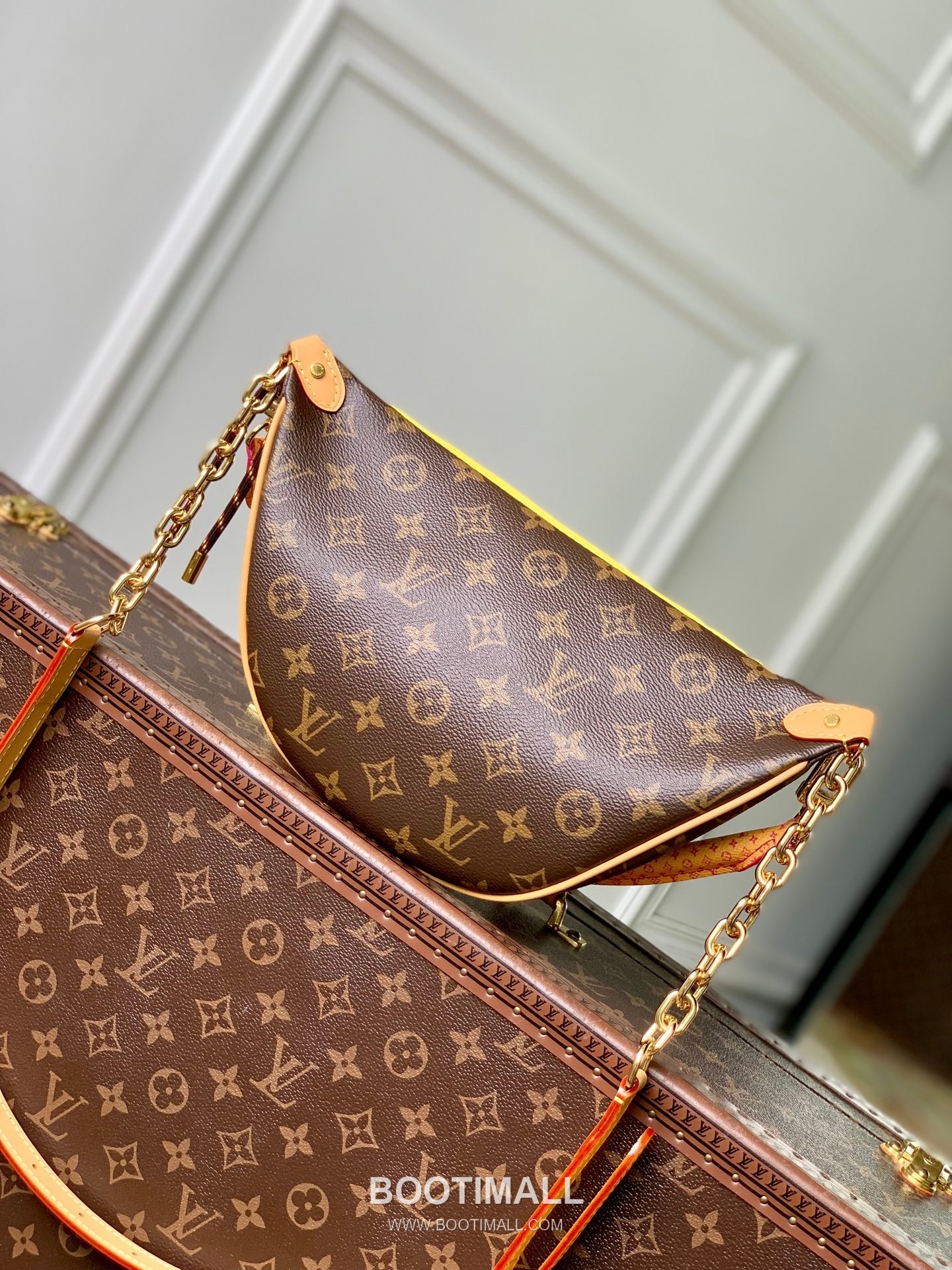 루이비통 범백 모노그램 캔버스 나일론 레더 트리밍 브라운 힙색 Louis Vuitton Bumbag Monogram Canvas Nylon Leather Trim Brown Belt Bag M27237 30cm 3