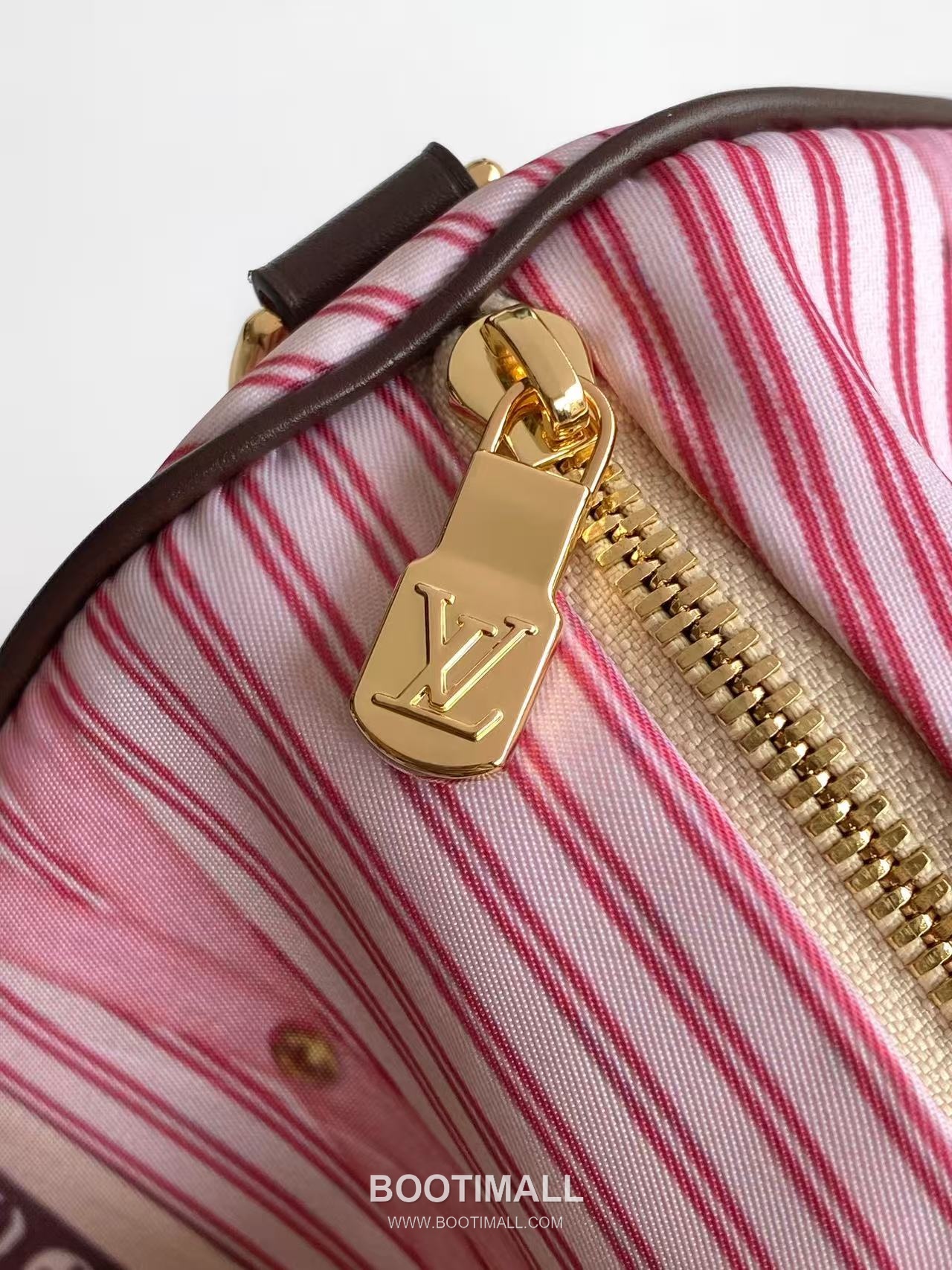 루이비통 스피디 소프트 30 보헤미안 모노그램 코팅 캔버스 오스트리치 레더 트리밍 체인 브라운 토트백 Louis Vuitton Speedy Soft 30 Boho Monogram Coated Canvas Ostrich Leather Trim Chain Brown Tote Bag M15108 30cm 7