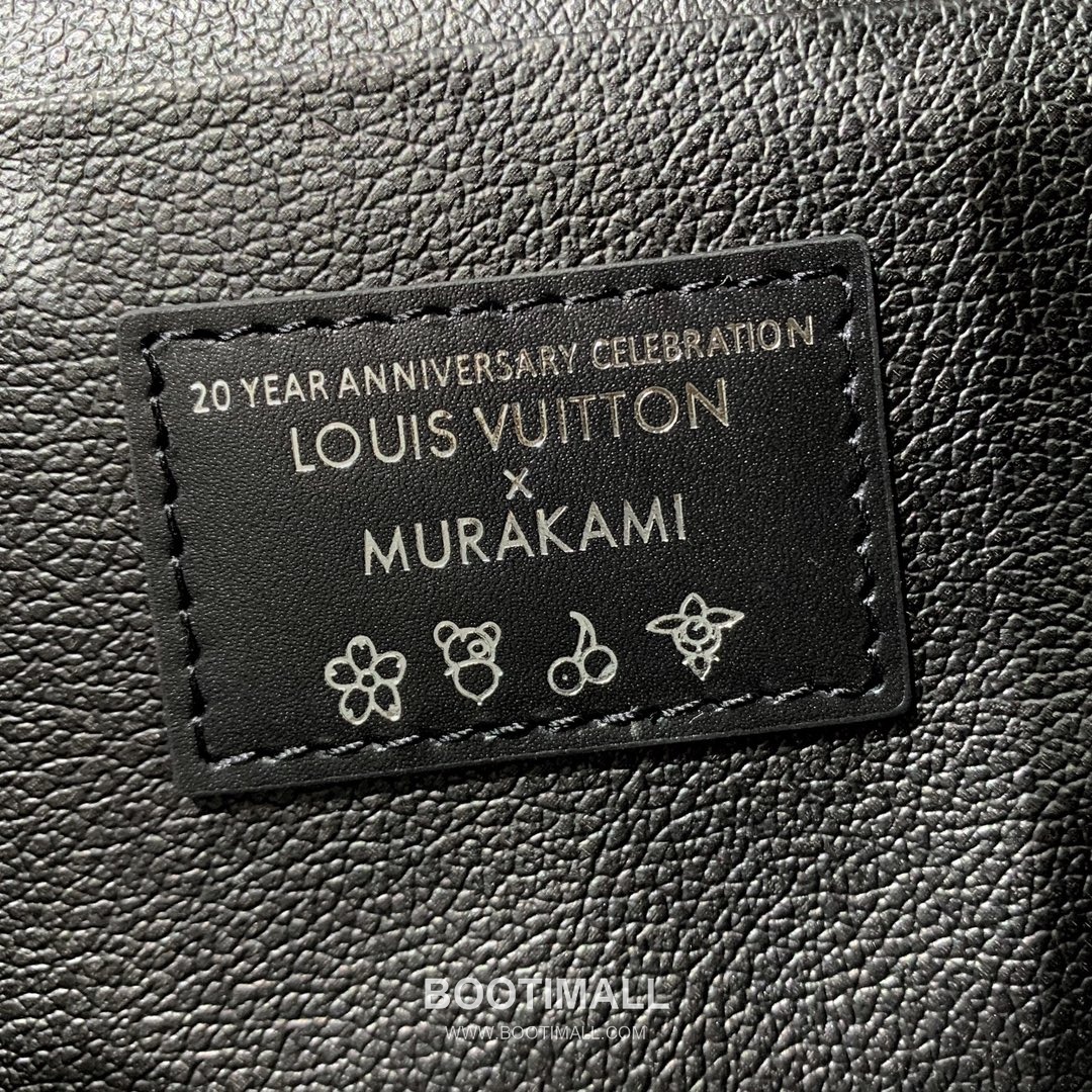 루이비통 니스 미니 모노그램 멀티컬러 코팅 캔버스 레더 핸들 브라운 파우치 Louis Vuitton Nice Mini Monogram Multicolor Coated Canvas Leather Handle Brown Pouch M13747 20cm 7