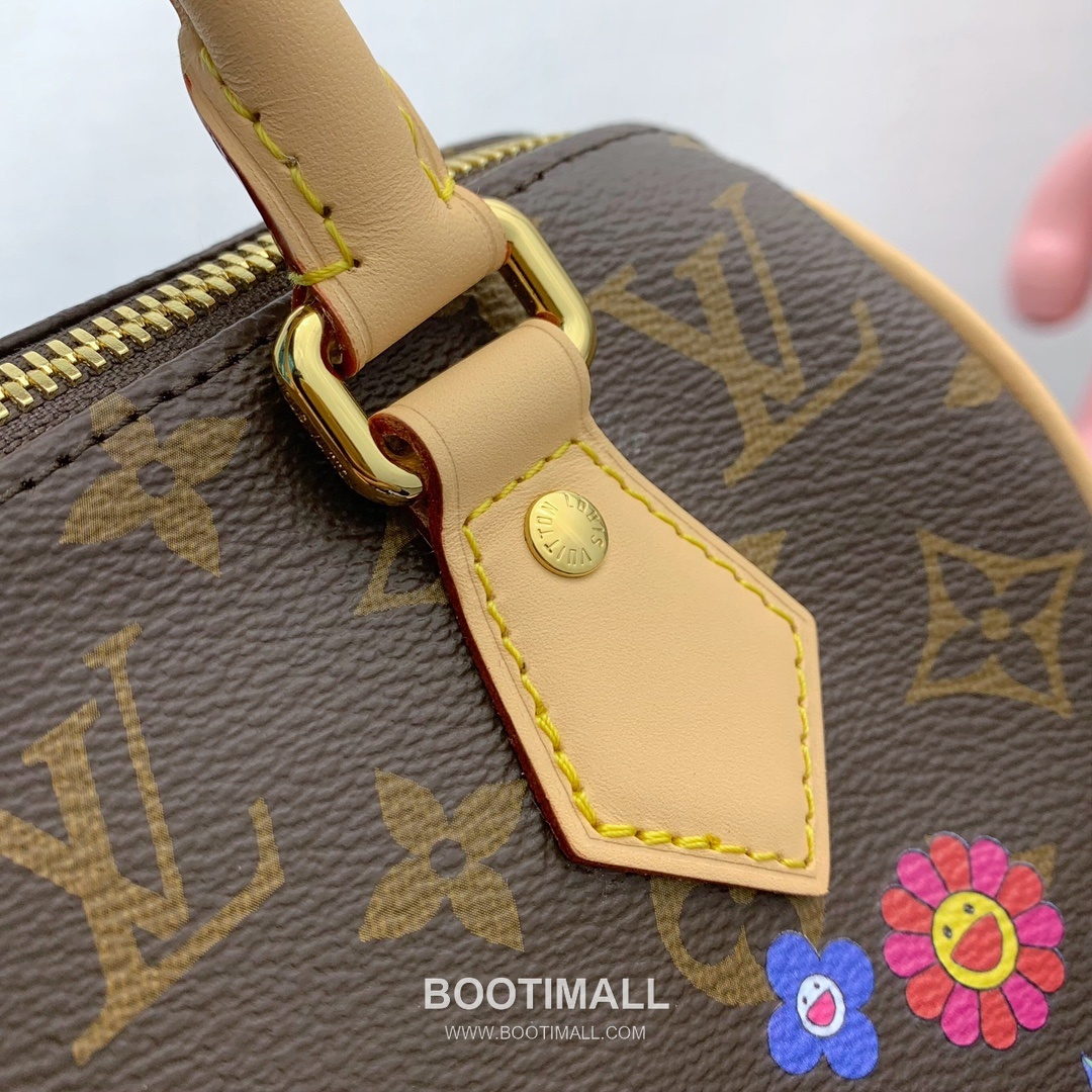 루이비통 스피디 반둘리에 20 모노그램 멀티컬러 캔버스 레더 트리밍 체인 브라운 더플백 Louis Vuitton Speedy Bandouliere 20 Monogram Multicolor Canvas Leather Trim Chain Brown Duffle Bag M14175 20.5cm 7