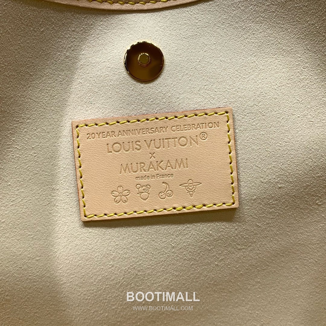 루이비통 캐리올 스몰 모노그램 멀티컬러 코팅 캔버스 레더 트리밍 보우디테일 브라운 숄더백 Louis Vuitton CarryAll Small Monogram Multicolor Coated Canvas Leather Trim Bow Detail Brown Shoulder Bag M13661 29cm 5