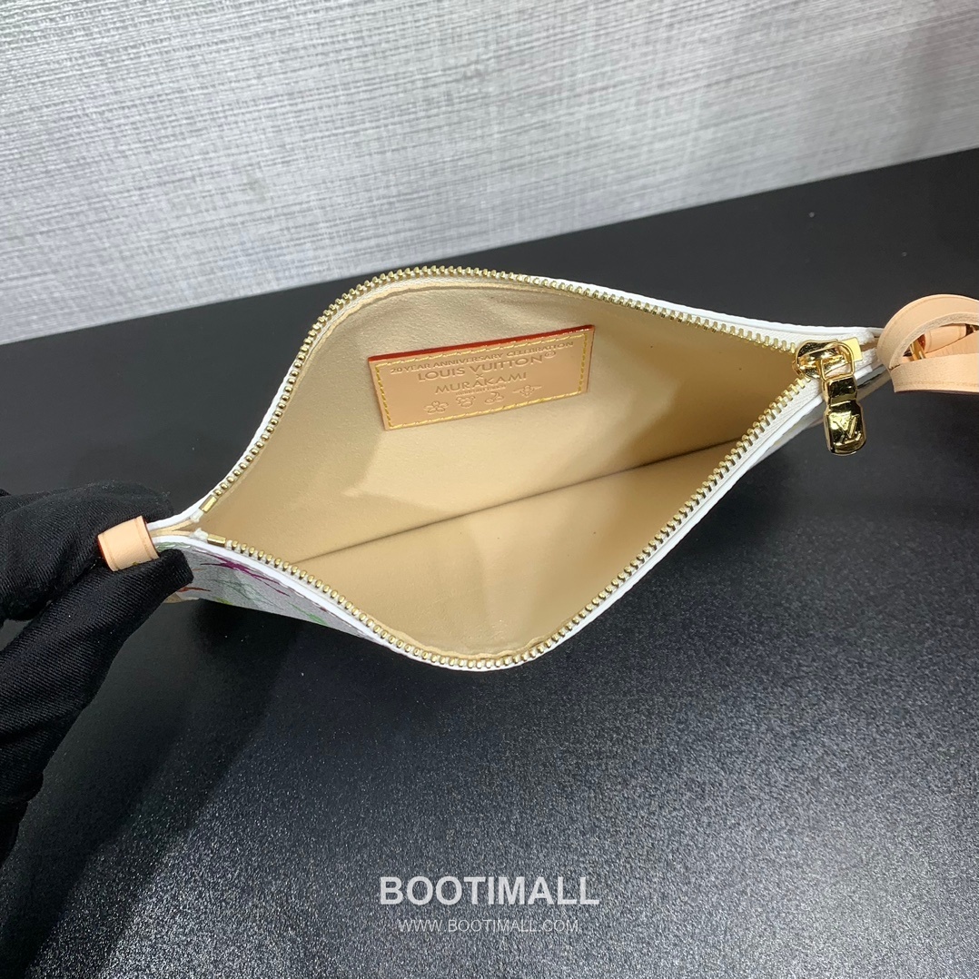 루이비통 캐리올 스몰 모노그램 멀티컬러 코팅 캔버스 레더 트리밍 보우디테일 브라운 숄더백 Louis Vuitton CarryAll Small Monogram Multicolor Coated Canvas Leather Trim Bow Detail Brown Shoulder Bag M13661 29cm 6