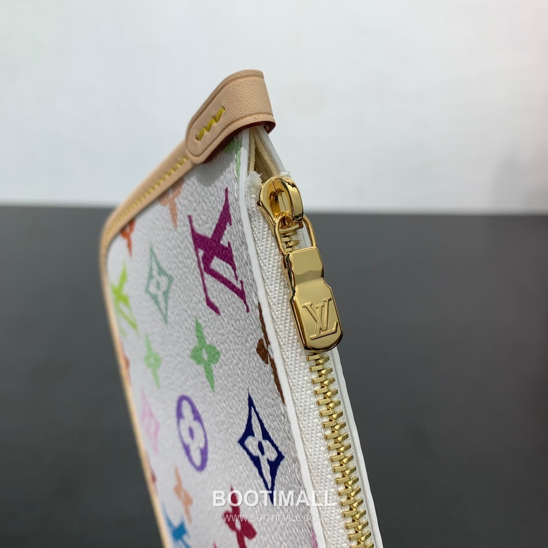 루이비통 캐리올 스몰 모노그램 멀티컬러 코팅 캔버스 레더 트리밍 보우디테일 브라운 숄더백 Louis Vuitton CarryAll Small Monogram Multicolor Coated Canvas Leather Trim Bow Detail Brown Shoulder Bag M13661 29cm 7