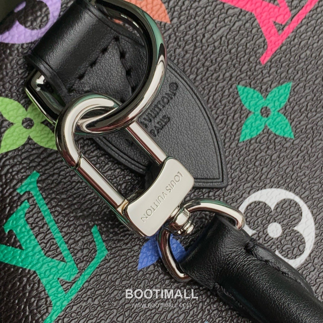 루이비통 스피디 소프트 30 모노그램 멀티컬러 코팅 캔버스 레더 트리밍 트렁크코너 브라운 토트백 Louis Vuitton Speedy Soft 30 Monogram Multicolor Coated Canvas Leather Trim Trunk Corner Brown Tote Bag M13257 30cm 7