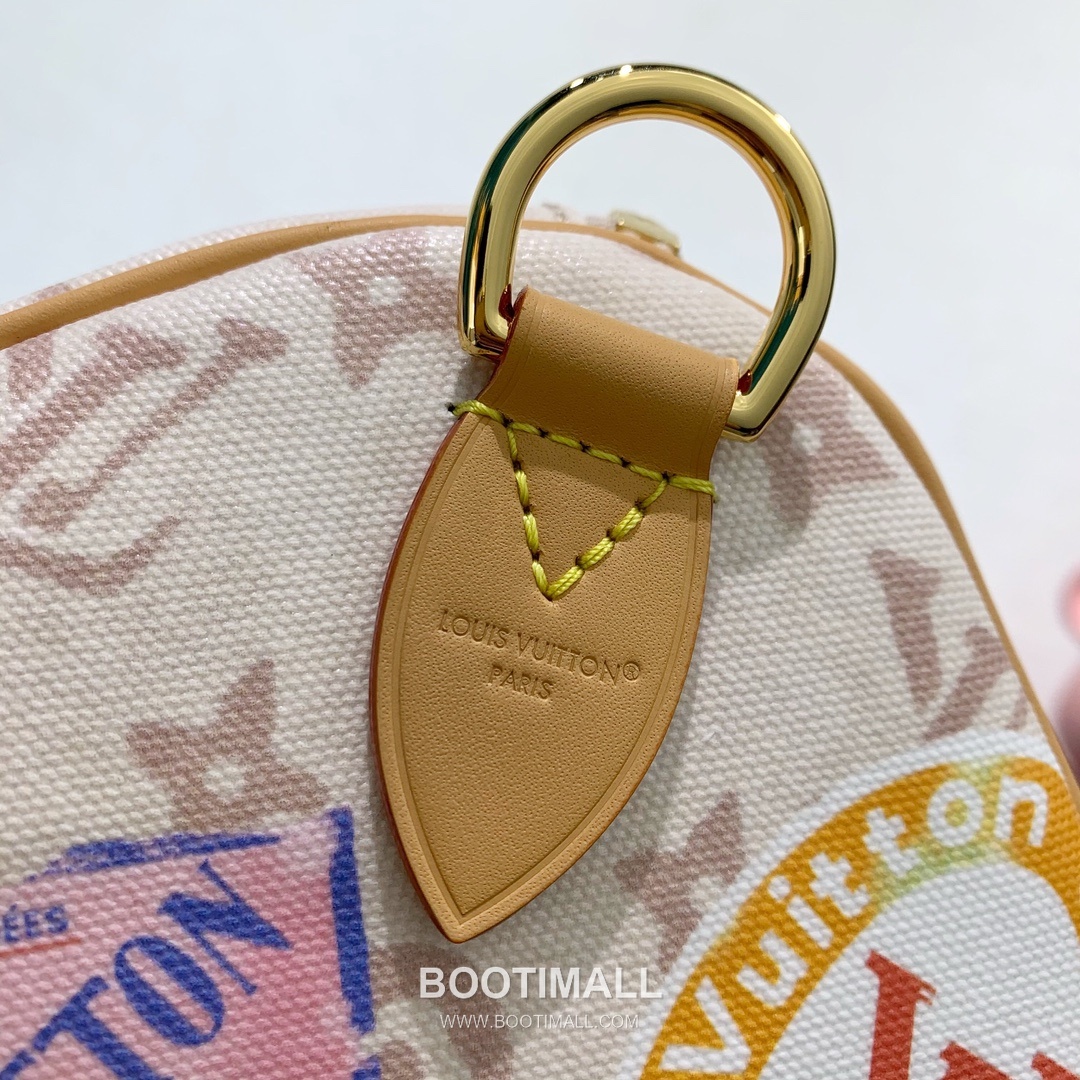 루이비통 스피디 소프트 30 모노그램 듄 캔버스 레더 트리밍 에어플레인 참 브라운 토트백 Louis Vuitton Speedy Soft 30 Monogram Dune Canvas Leather Trim Airplane Charm Brown Tote Bag M14587 30cm 8