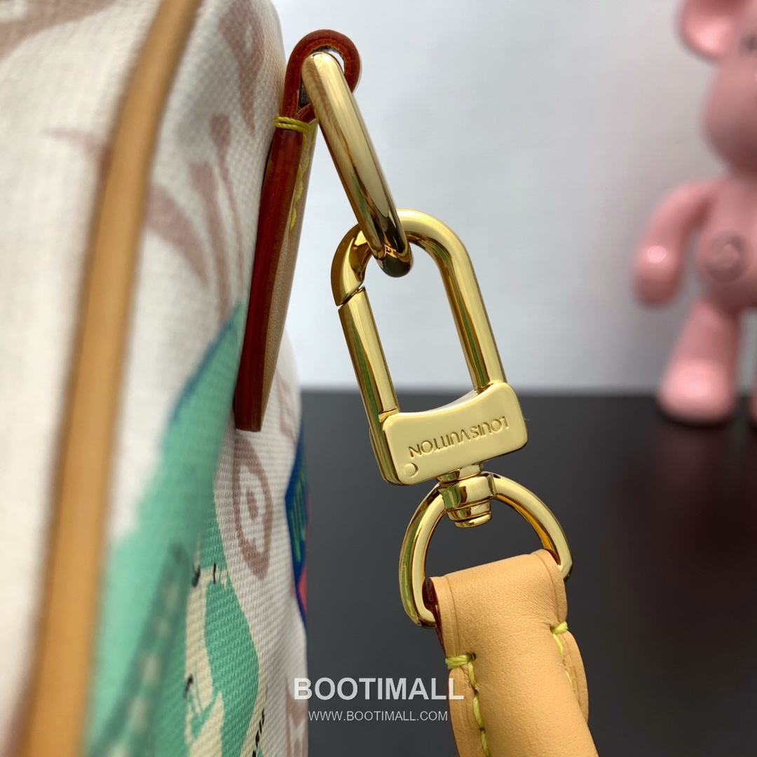 루이비통 스피디 소프트 30 모노그램 듄 캔버스 레더 트리밍 에어플레인 참 브라운 토트백 Louis Vuitton Speedy Soft 30 Monogram Dune Canvas Leather Trim Airplane Charm Brown Tote Bag M14587 30cm 9