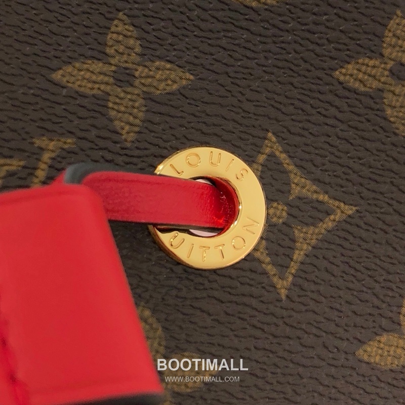 루이비통 네오노에 모노그램 코팅 캔버스 카프스킨 레더 트리밍 멀티컬러 버킷백 Louis Vuitton Neonoe Monogram Coated Canvas Calfskin Leather Trim Multicolor Bucket Bag M44021 26cm 5