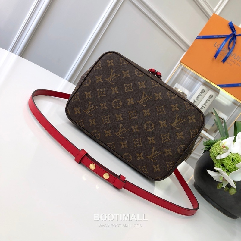루이비통 네오노에 모노그램 코팅 캔버스 카프스킨 레더 트리밍 멀티컬러 버킷백 Louis Vuitton Neonoe Monogram Coated Canvas Calfskin Leather Trim Multicolor Bucket Bag M44021 26cm 8