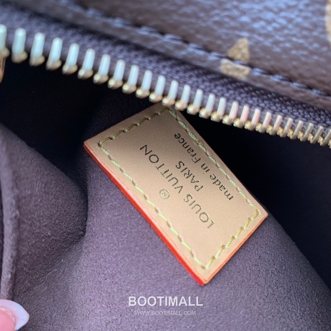 루이비통 사이드 트렁크 PM 모노그램 캔버스 레더 트리밍 브라운 숄더백 Louis Vuitton Side Trunk PM Monogram Canvas Leather Trim Brown Shoulder Bag M46815 18cm 9