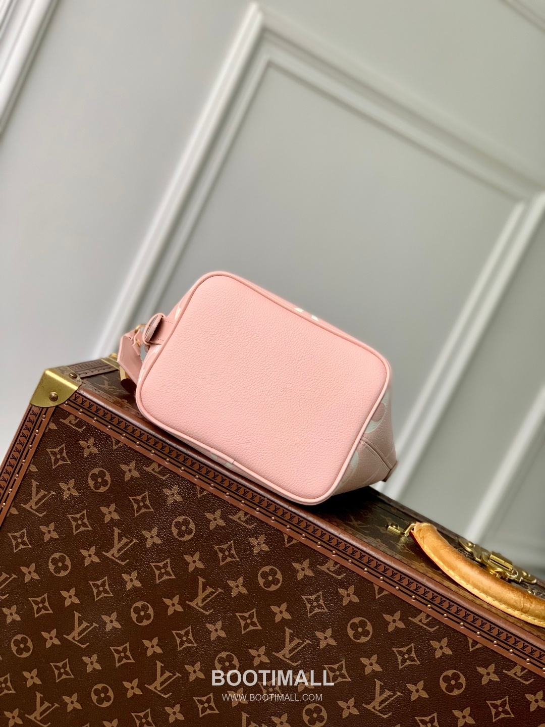 루이비통 올인 BB 모노그램 앙프렝뜨 레더 핑크 토트백 Louis Vuitton All In BB Monogram Empreinte Leather Pink Tote Bag M14356 16cm 5