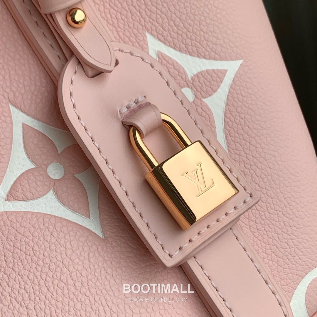 루이비통 올인 BB 모노그램 앙프렝뜨 레더 핑크 토트백 Louis Vuitton All In BB Monogram Empreinte Leather Pink Tote Bag M14356 16cm 7
