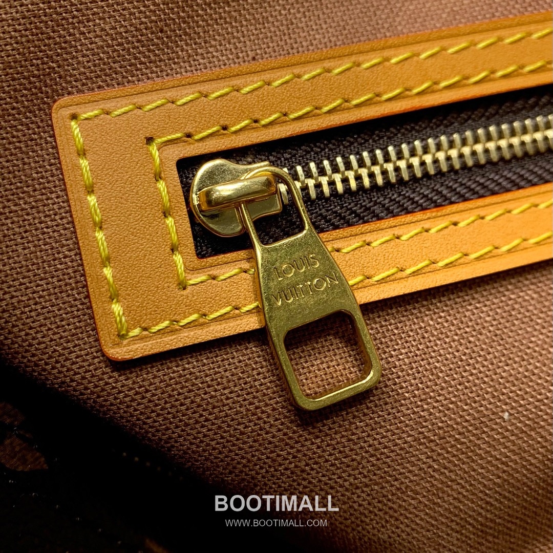 루이비통 바가봉 호보 모노그램 캔버스 빈티지 레더 트리밍 체인 브라운 숄더백 Louis Vuitton Vagabond Hobo Monogram Canvas Vintage Leather Trim Chain Brown Shoulder Bag M14018 38cm 5