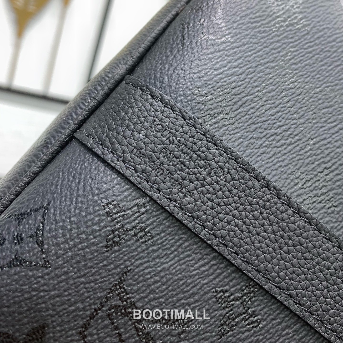 루이비통 키폴 반둘리에 45 모노그램 미드나잇 코팅 캔버스 레더 트리밍 블랙 여행가방 Louis Vuitton Keepall Bandouliere 45 Monogram Midnight Coated Canvas Leather Trim Black Duffle Bag M28403 45cm 9