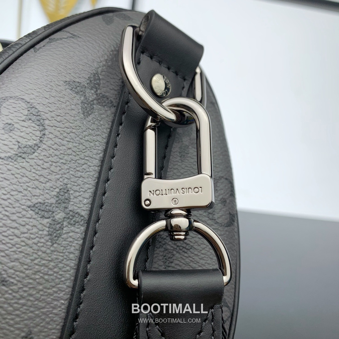 루이비통 키폴 25 모노그램 이클립스 리버스 캔버스 레더 트리밍 블랙 더플백 Louis Vuitton Keepall 25 Monogram Eclipse Reverse Canvas Leather Trim Black Duffle Bag M46271 25cm 8