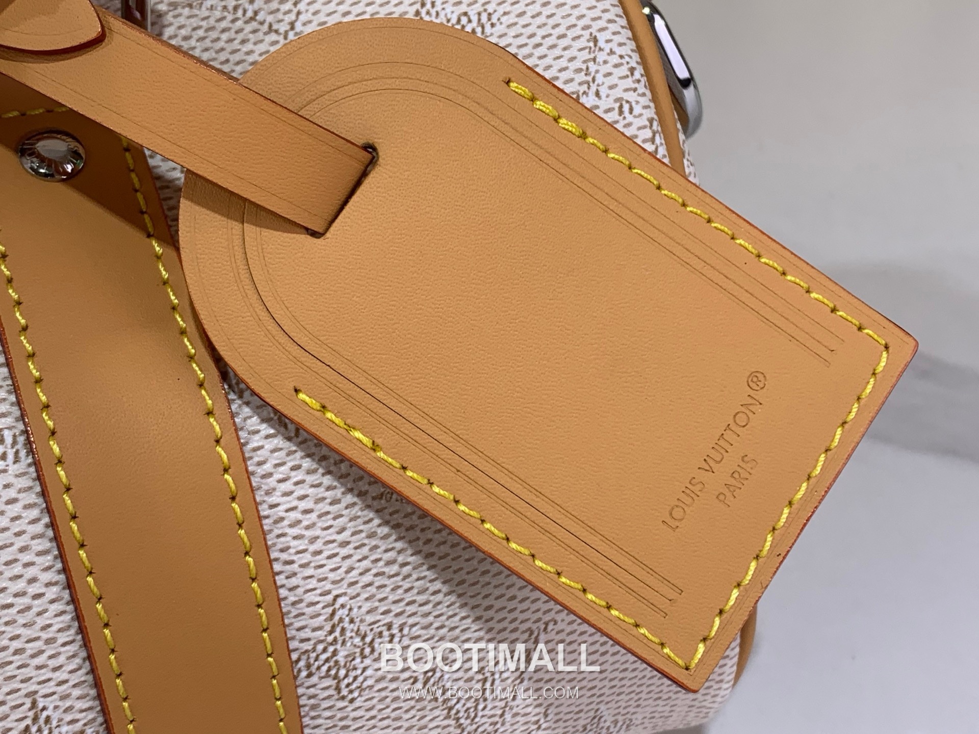 루이비통 키폴 반둘리에 25 모노그램 헤리티지 코팅 캔버스 레더 트리밍 화이트 더플백 Louis Vuitton Keepall Bandouliere 25 Monogram Heritage Coated Canvas Leather Trim White Duffle Bag M27161 25cm 7