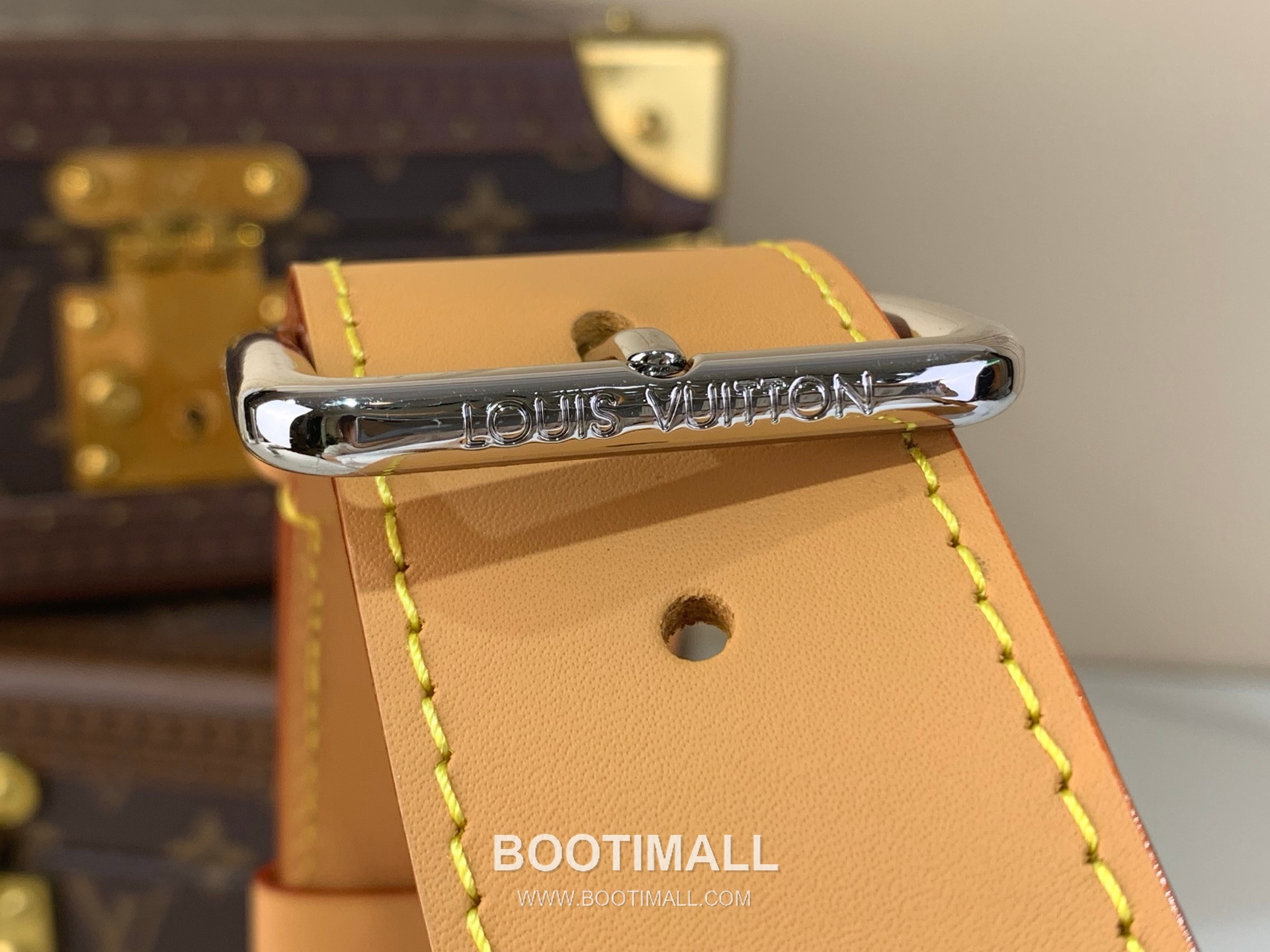 루이비통 러시 범백 모노그램 섀도우 카프스킨 레더 블루 힙색 Louis Vuitton Rush Bumbag Monogram Shadow Calfskin Leather Blue Belt Bag M27152 30cm 6