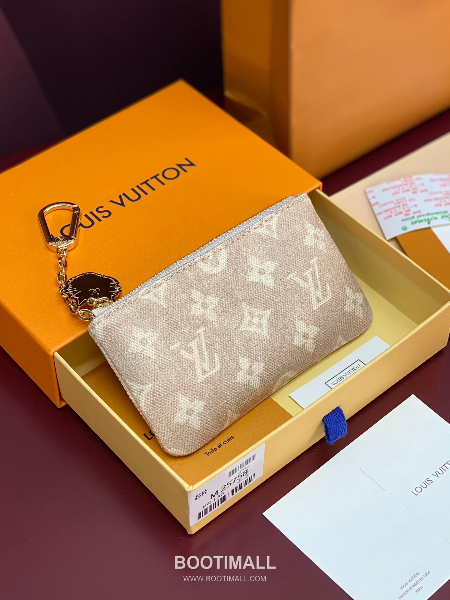 루이비통 포쉐트 클레 미오그램 캔버스 캣 지퍼 코인 키파우치 Louis Vuitton Pochette Cles Meowgram Canvas Cat Zipper Coin Key Pouch M25758 15cm 1