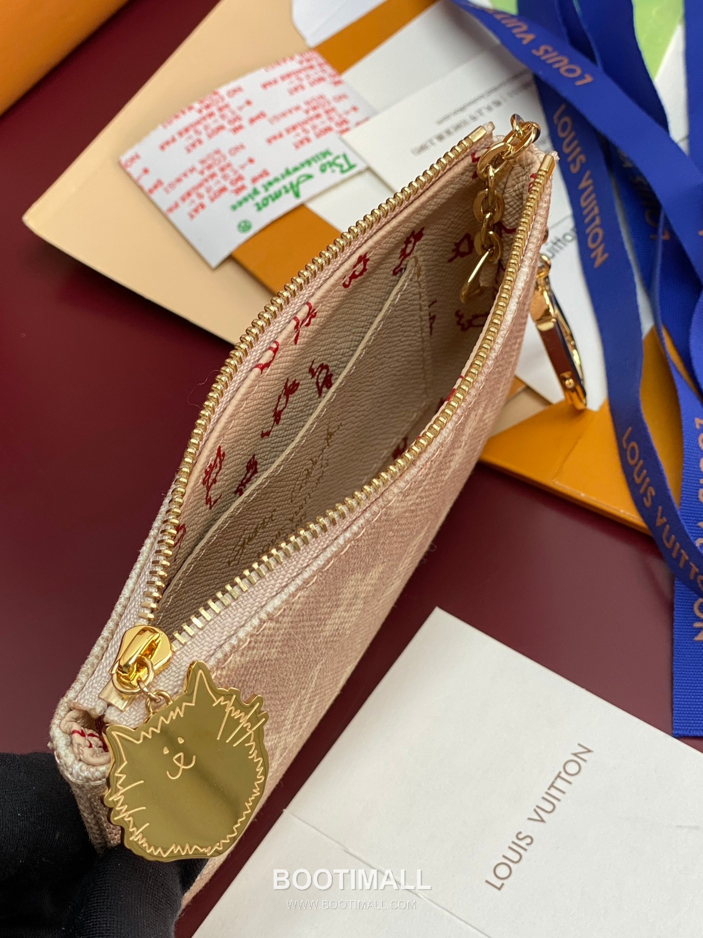 루이비통 포쉐트 클레 미오그램 캔버스 캣 지퍼 코인 키파우치 Louis Vuitton Pochette Cles Meowgram Canvas Cat Zipper Coin Key Pouch M25758 15cm 5