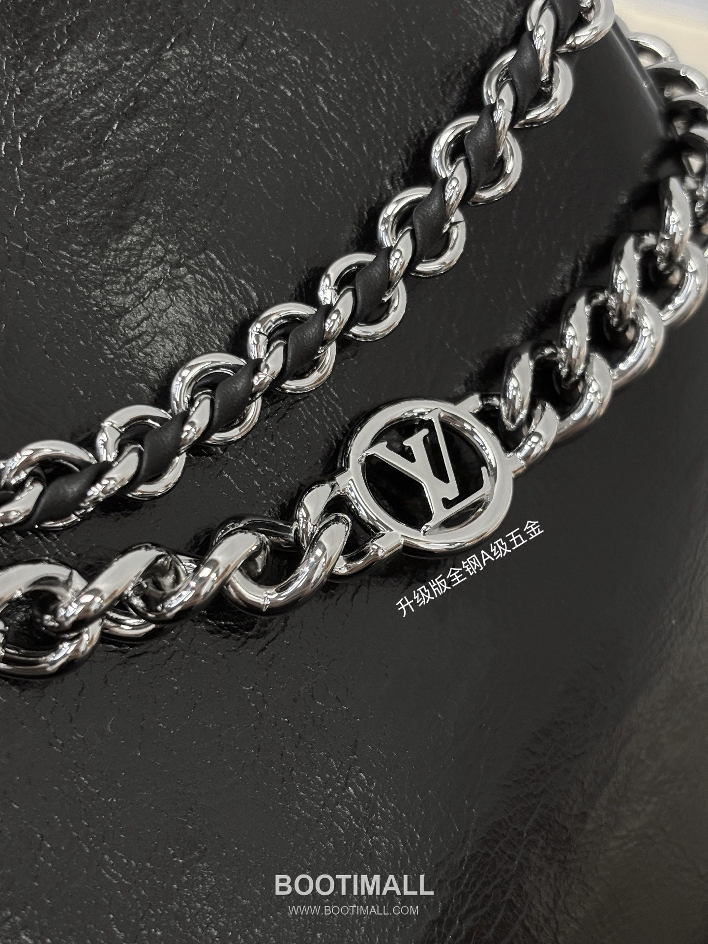 루이비통 수입원단 메탈디테일 소프트 블랙 보스턴 토트백 Louis Vuitton Imported Fabric Metal Detail Soft Black Boston Tote Bag M29419 30cm 23