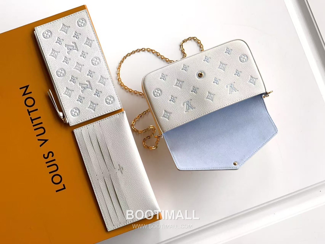 루이비통 모노그램 앙프렝뜨 레더 탈착포켓 체인 블랙 클러치 Louis Vuitton Monogram Empreinte Leather Detachable Pocket Chain Black Clutch M64064 21cm 5