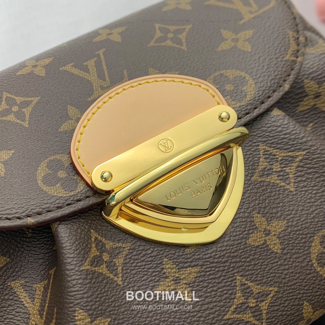 루이비통 모노그램 코팅캔버스 버클디테일 브라운 숄더백 Louis Vuitton Monogram Coated Canvas Buckle Detail Brown Shoulder Bag M13617 27cm 7