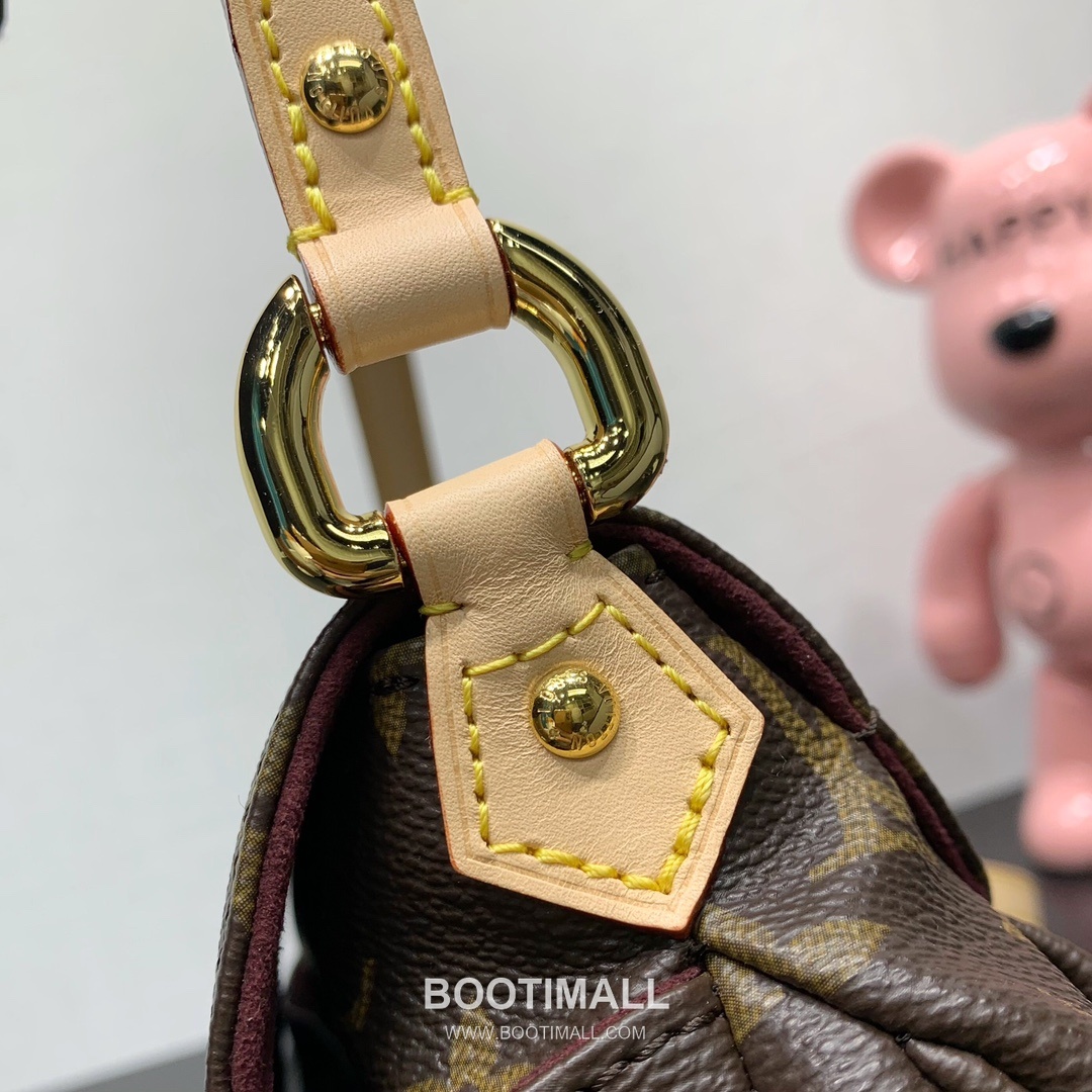 루이비통 모노그램 코팅캔버스 버클디테일 브라운 숄더백 Louis Vuitton Monogram Coated Canvas Buckle Detail Brown Shoulder Bag M13617 27cm 8