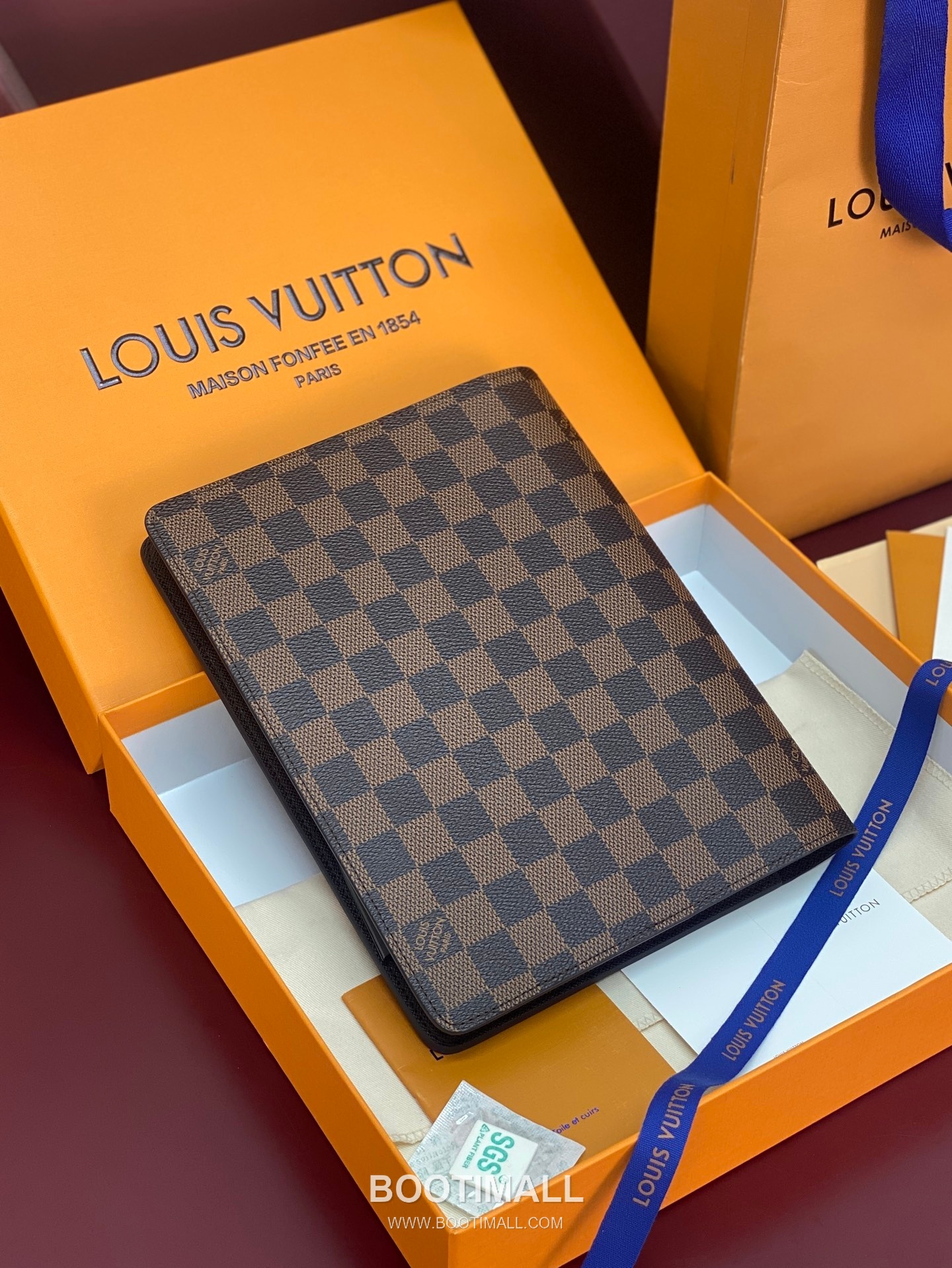 루이비통 모노그램 캔버스 노트커버 브라운 문구 Louis Vuitton Monogram Canvas Notebook Cover Brown Stationery R20100 23cm 2
