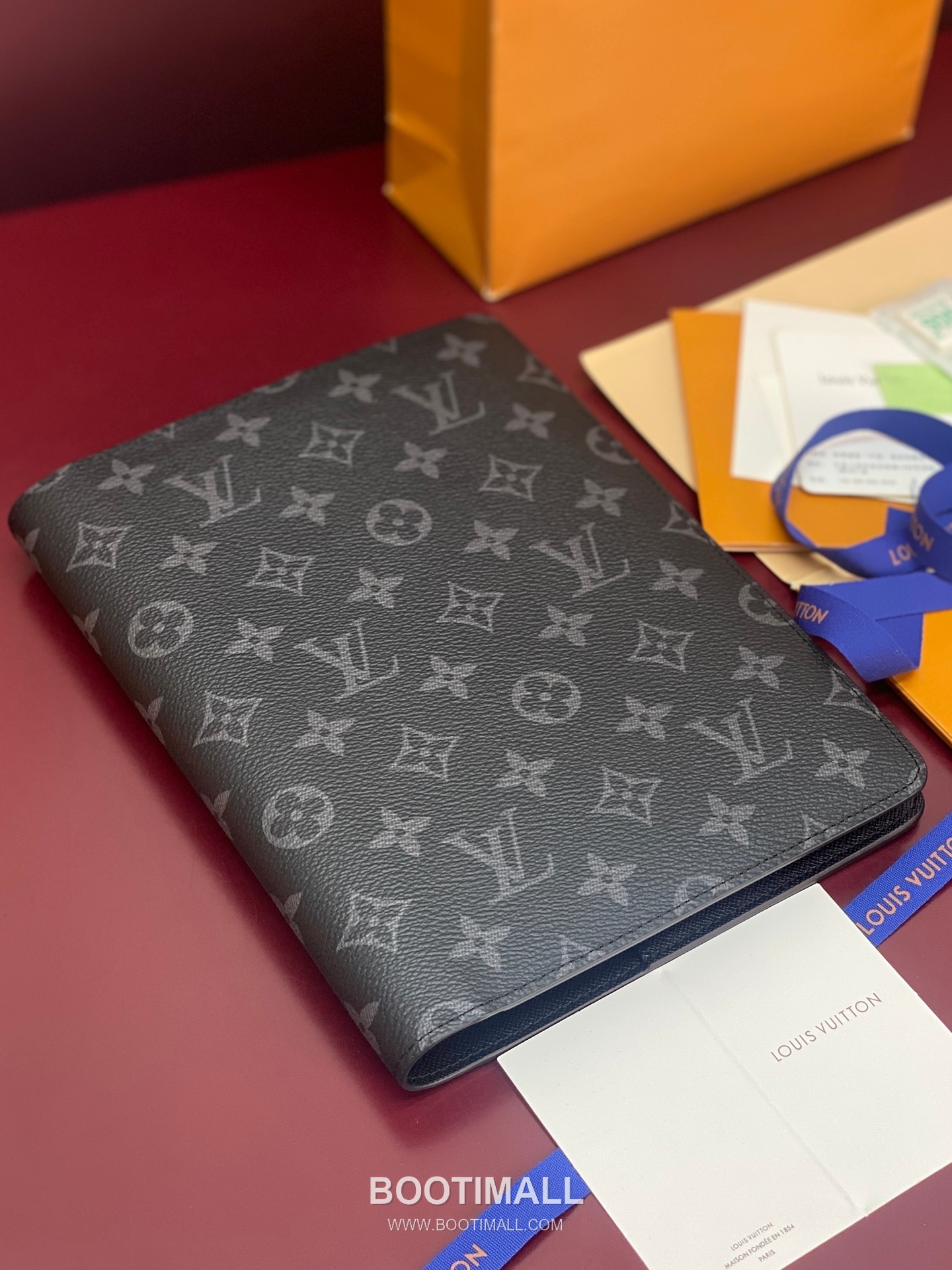루이비통 모노그램 캔버스 노트커버 브라운 문구 Louis Vuitton Monogram Canvas Notebook Cover Brown Stationery R20100 23cm 3