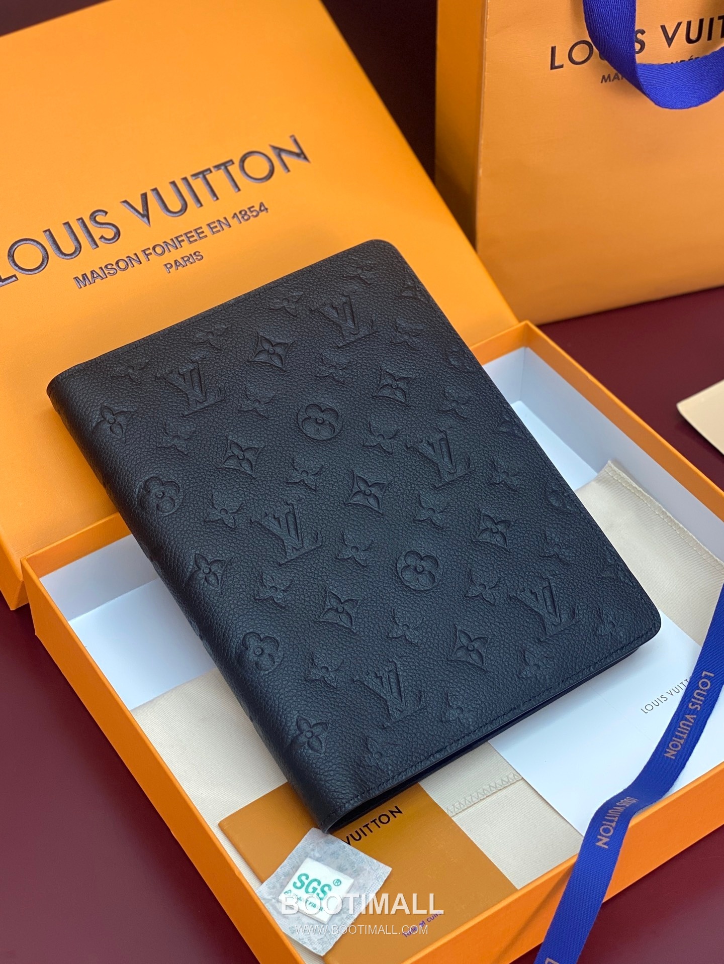 루이비통 모노그램 캔버스 노트커버 브라운 문구 Louis Vuitton Monogram Canvas Notebook Cover Brown Stationery R20100 23cm 1