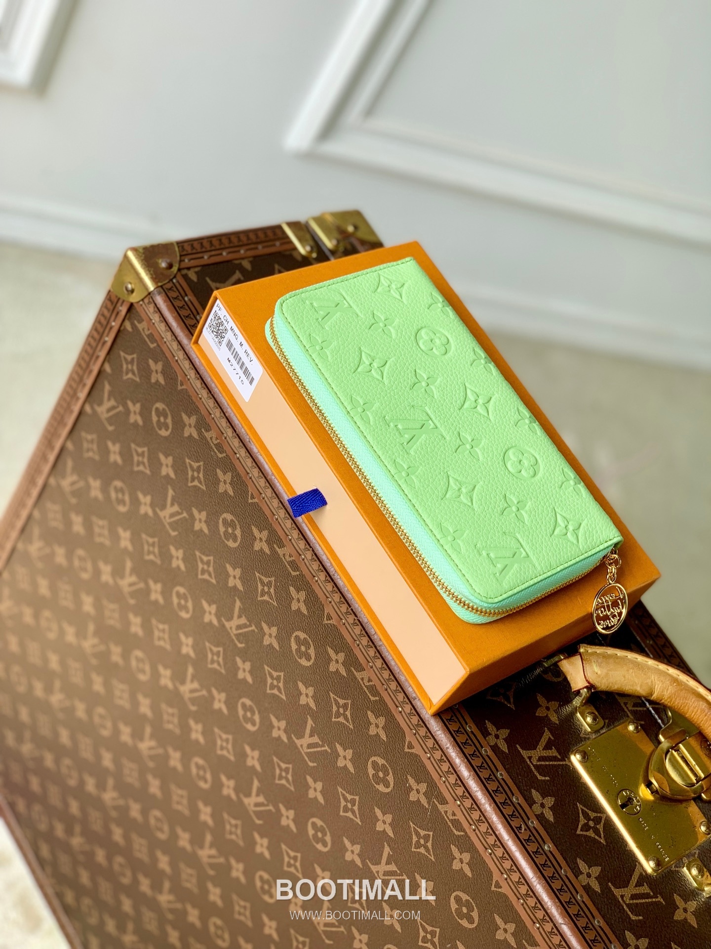 루이비통 레더 지피 멀티포켓 그린 장지갑 Louis Vuitton Leather Zippy Multi Pocket Green Long Wallet M27715 19.5cm 3